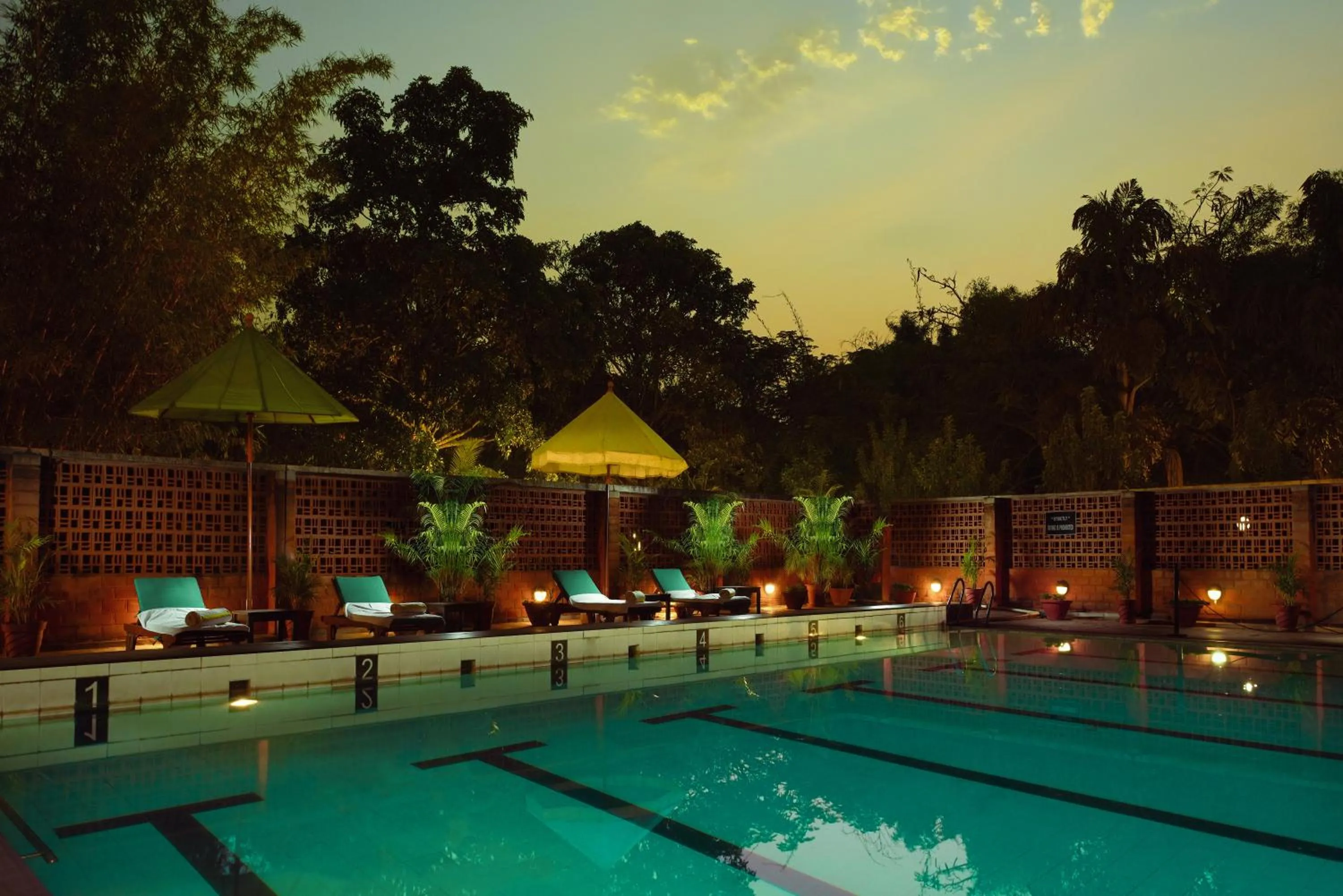 Swimming pool in Olde Bangalore Resort and Wellness Center