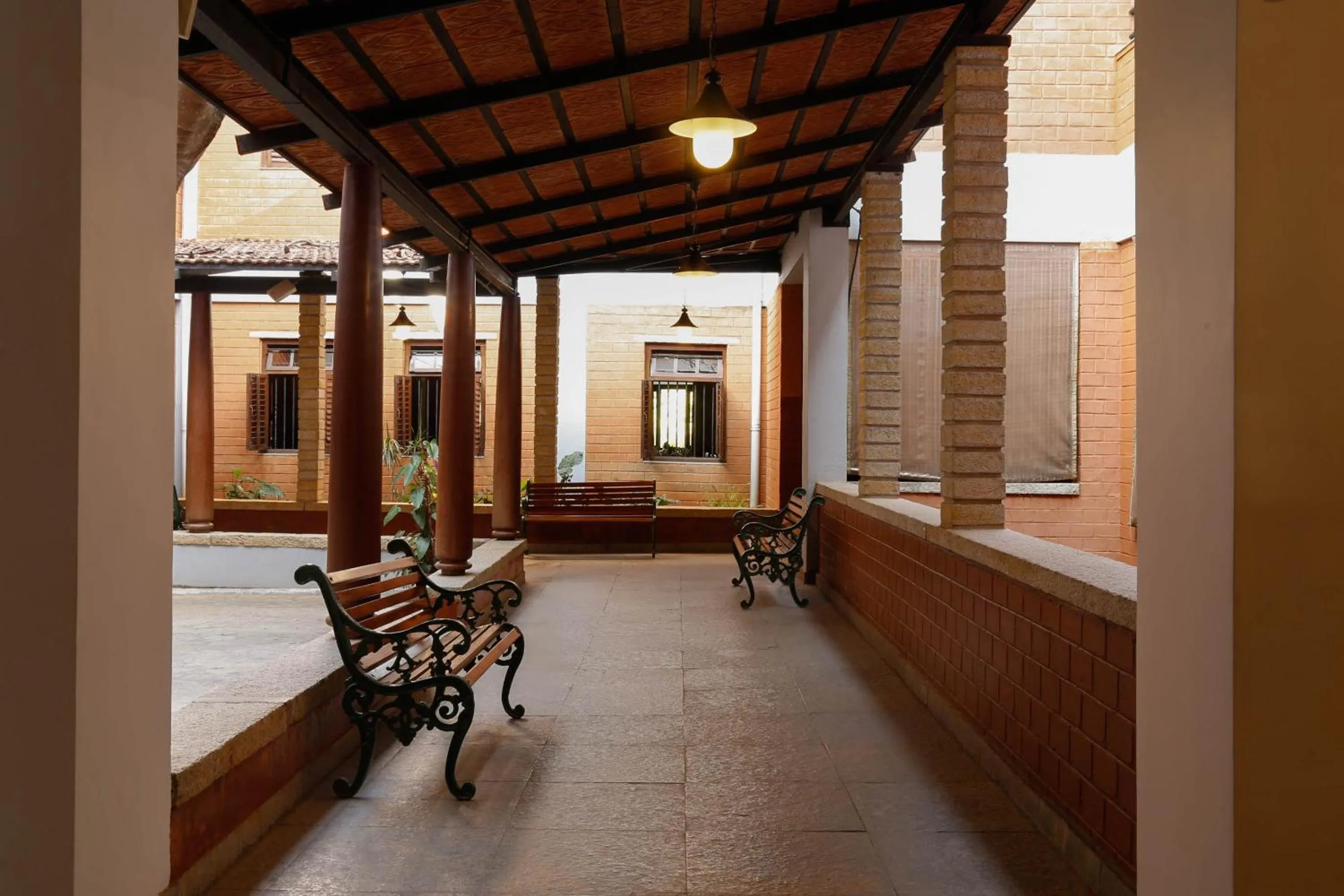 Patio in Olde Bangalore Resort and Wellness Center