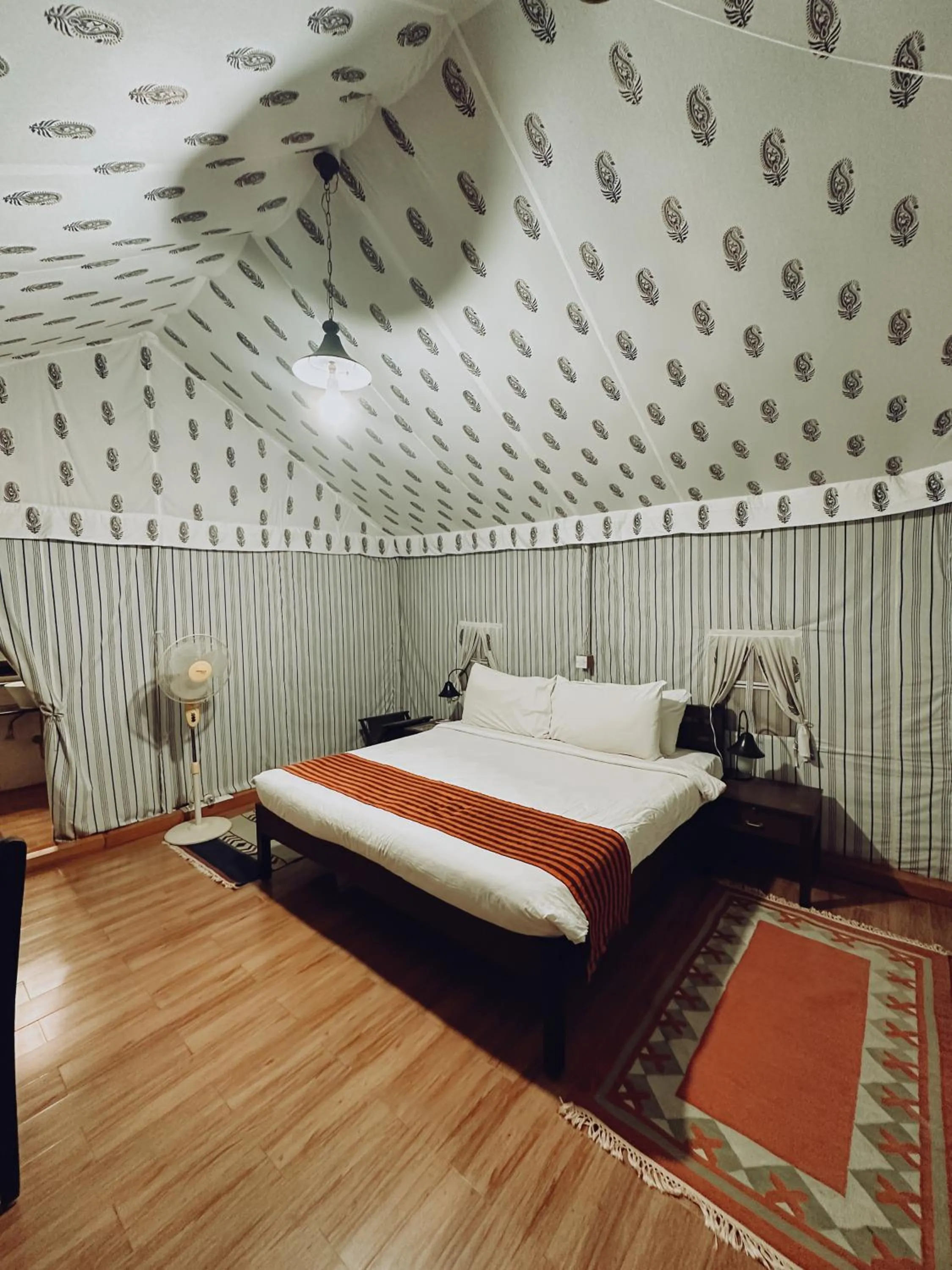 Bed in Olde Bangalore Resort and Wellness Center