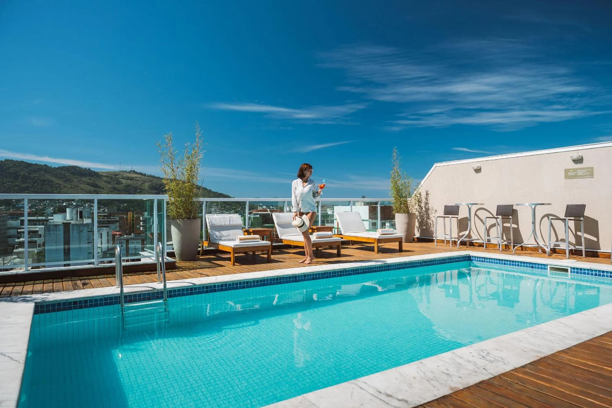 People in Angra Beach Hotel