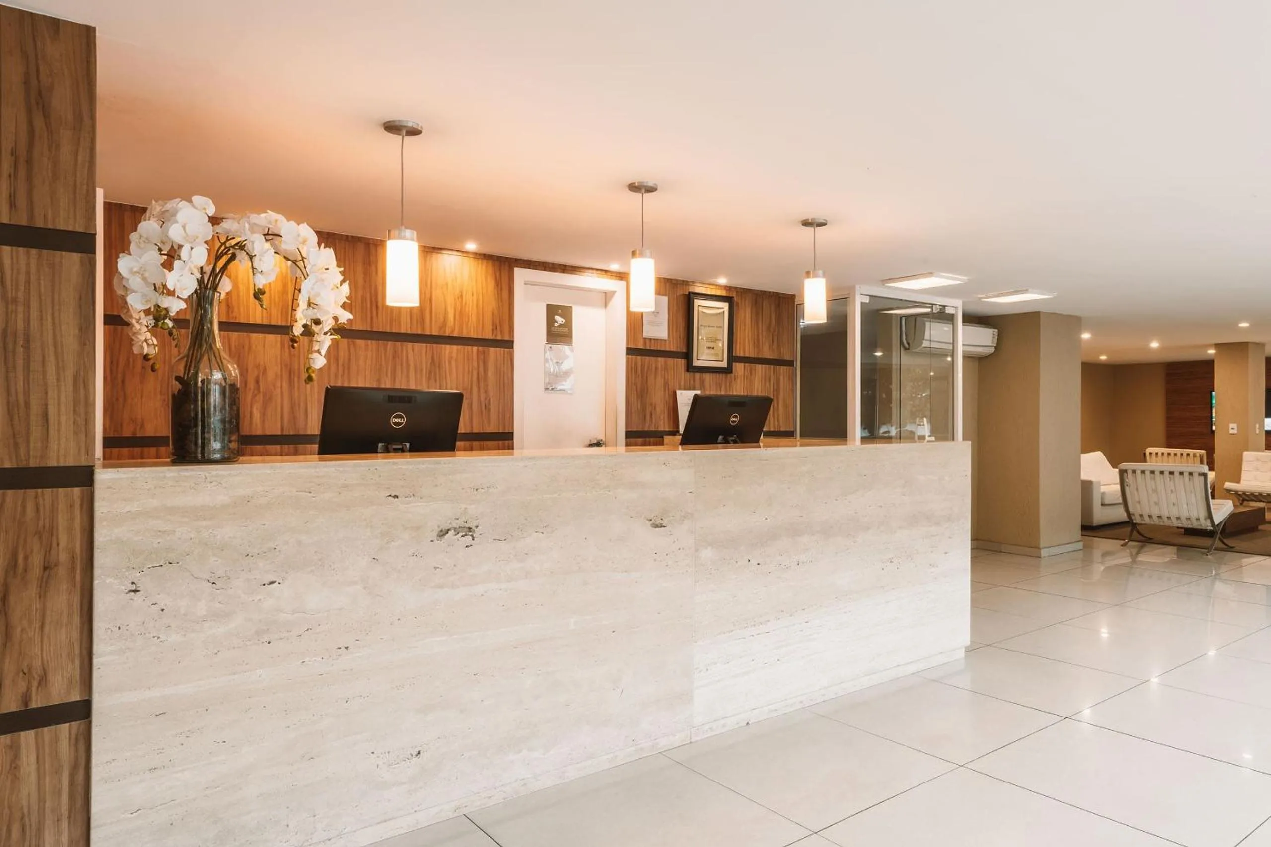 Lobby or reception in Angra Beach Hotel