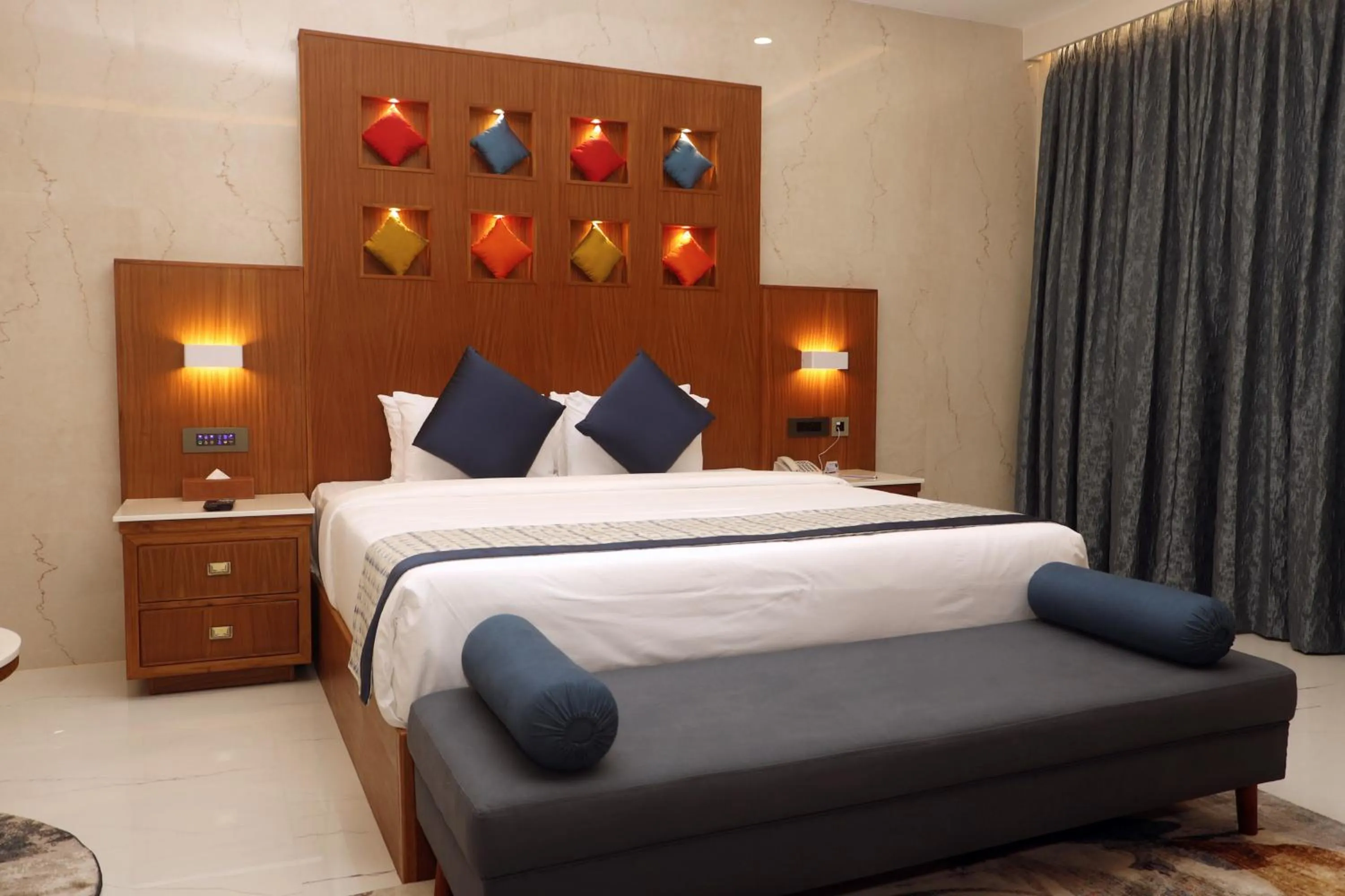 Bed in Vibe Munnar Resort & Spa