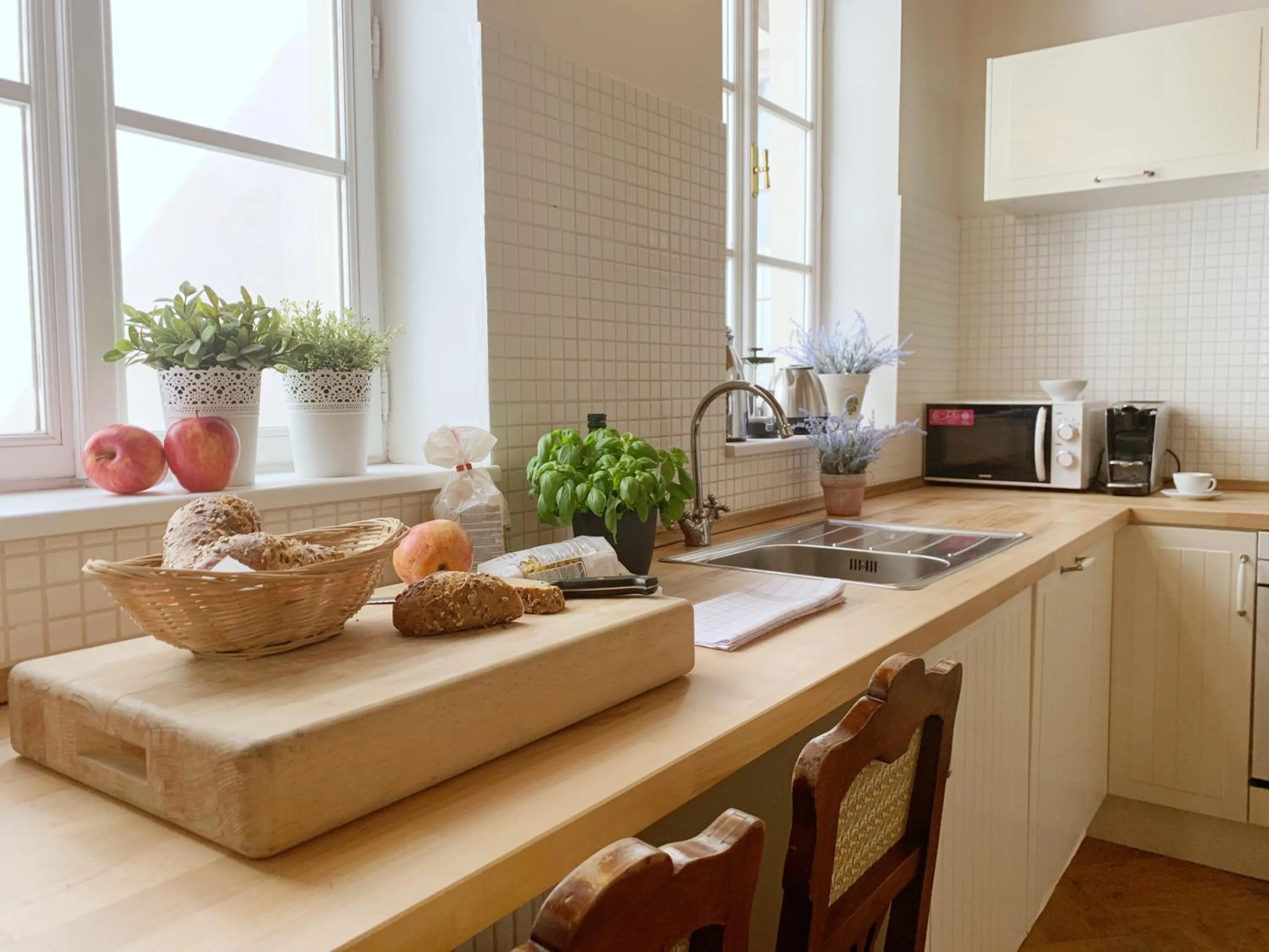 Kitchen or kitchenette in Small Luxury Palace Residence