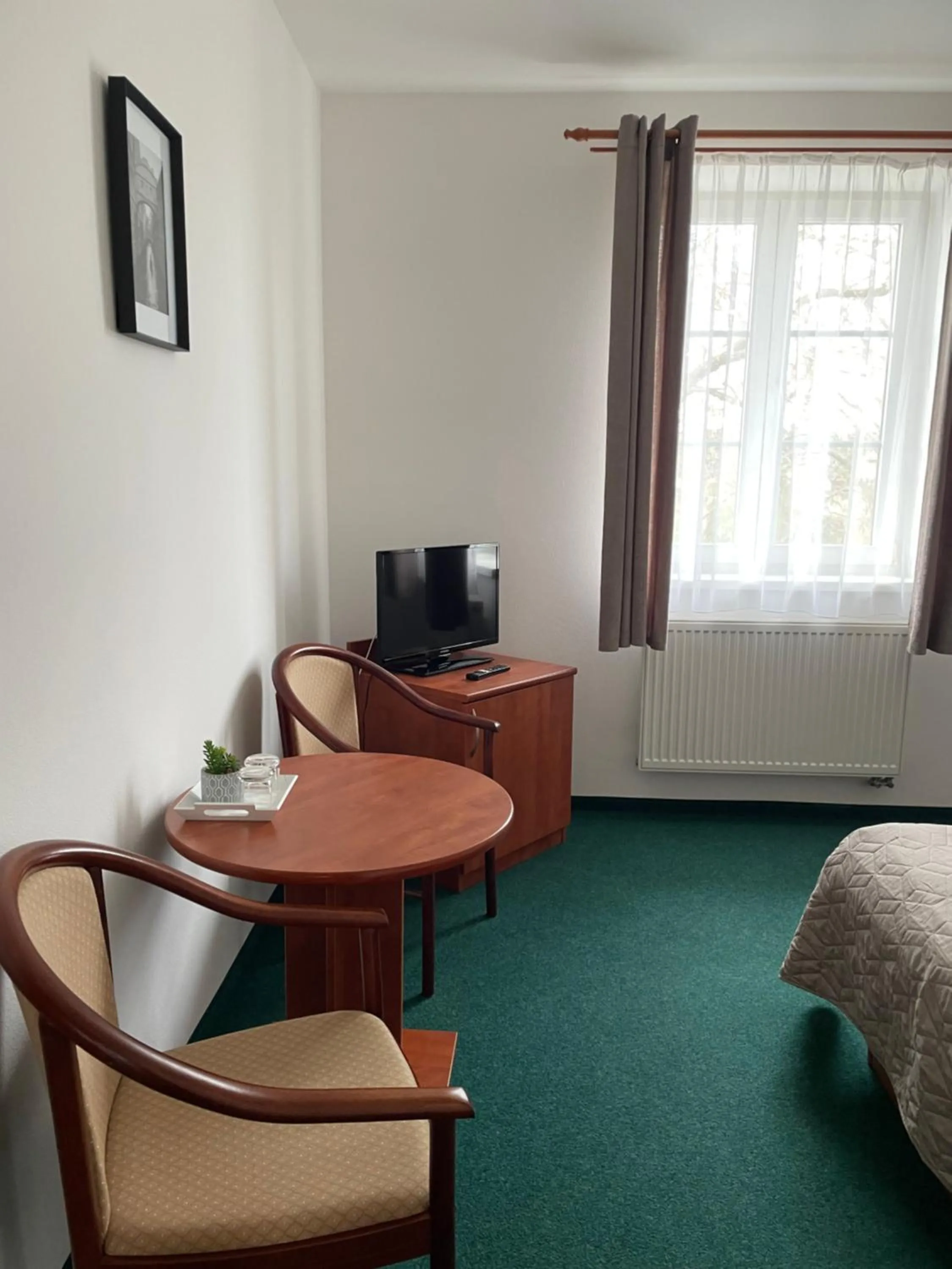 Bed in Hotel Karolina