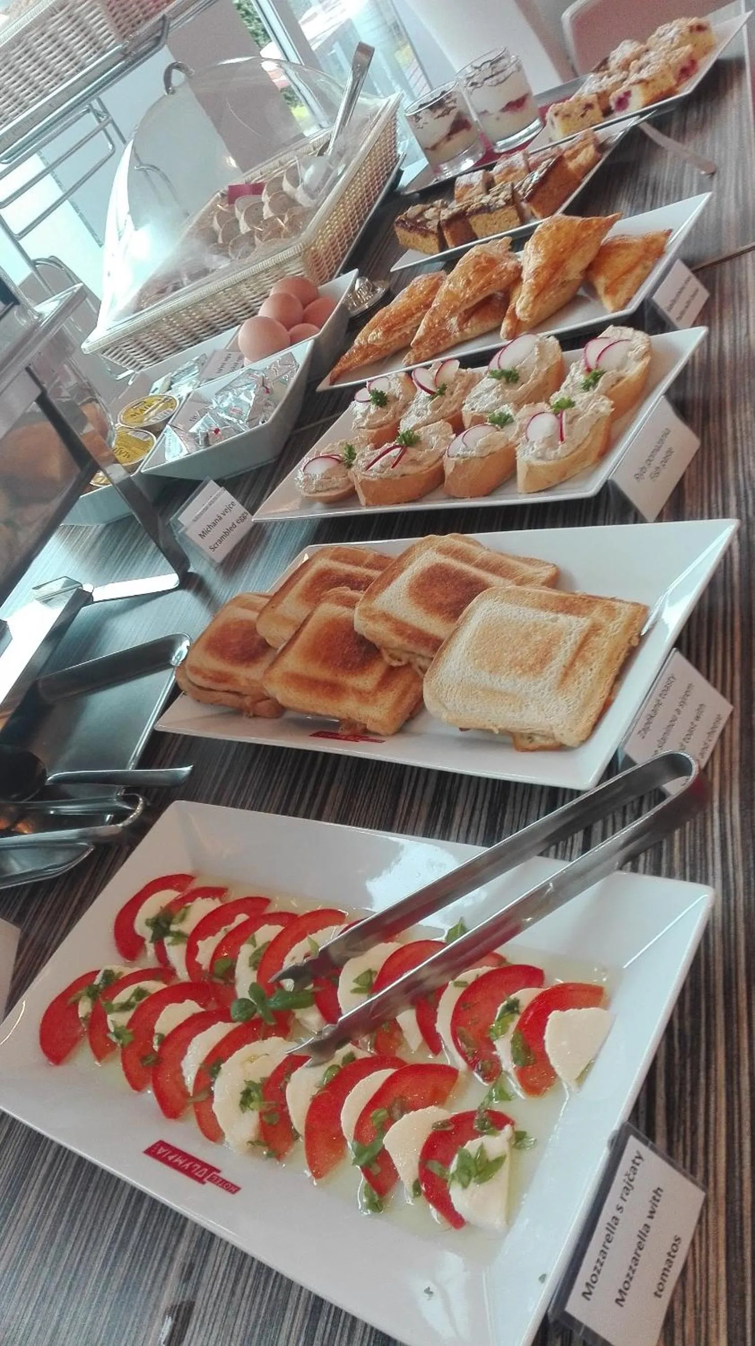 Buffet breakfast in Hotel Olympia