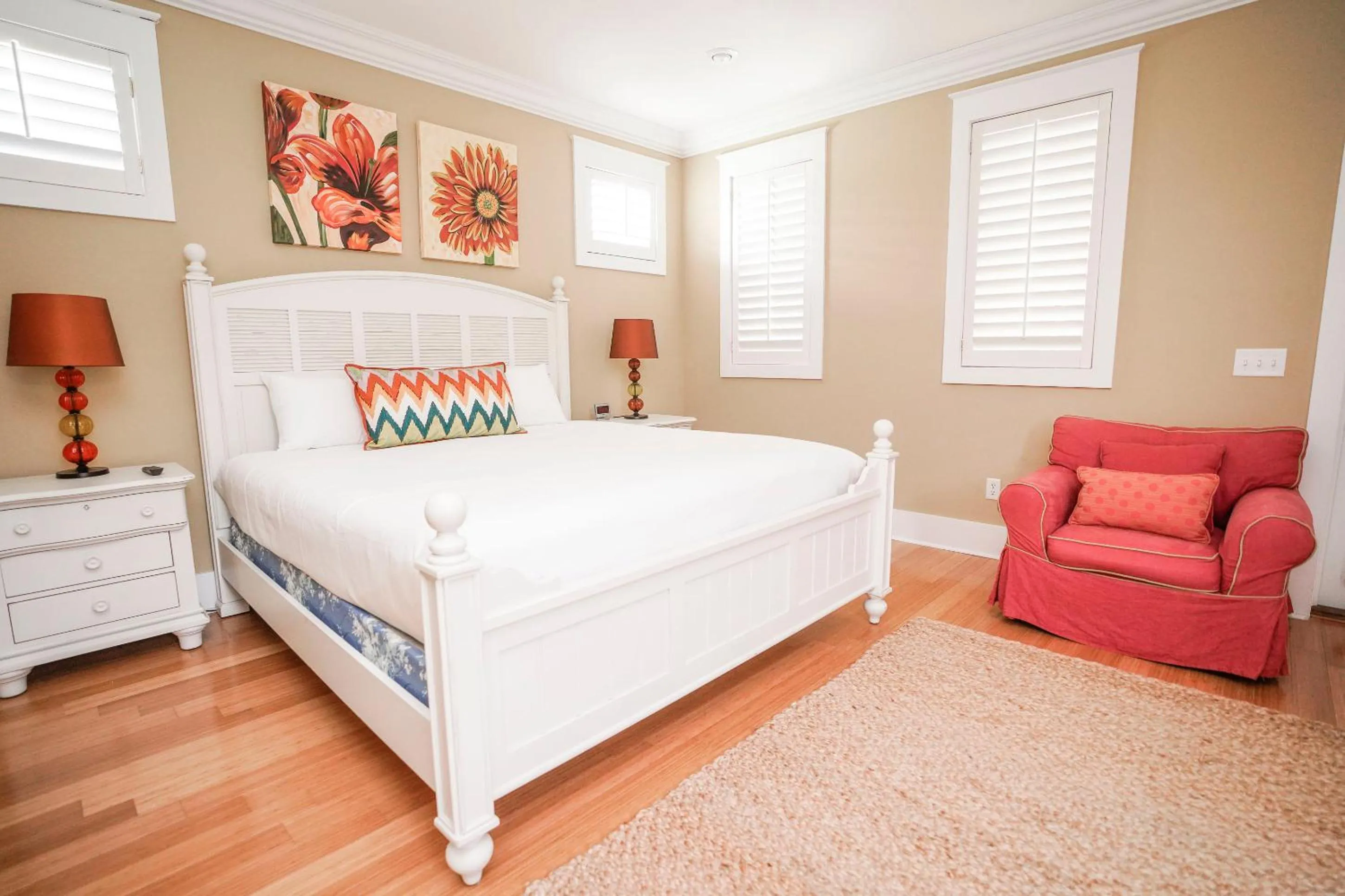 Bed in 30A Beach House - Sunny Daze by Panhandle Getaways