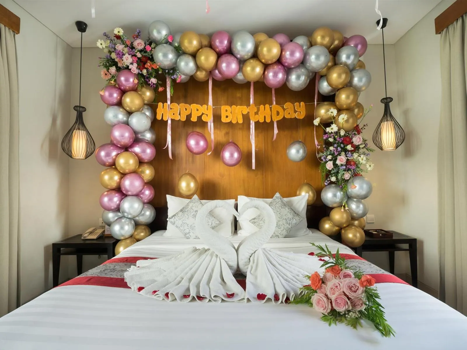 Bed in Samaja Villas Seminyak