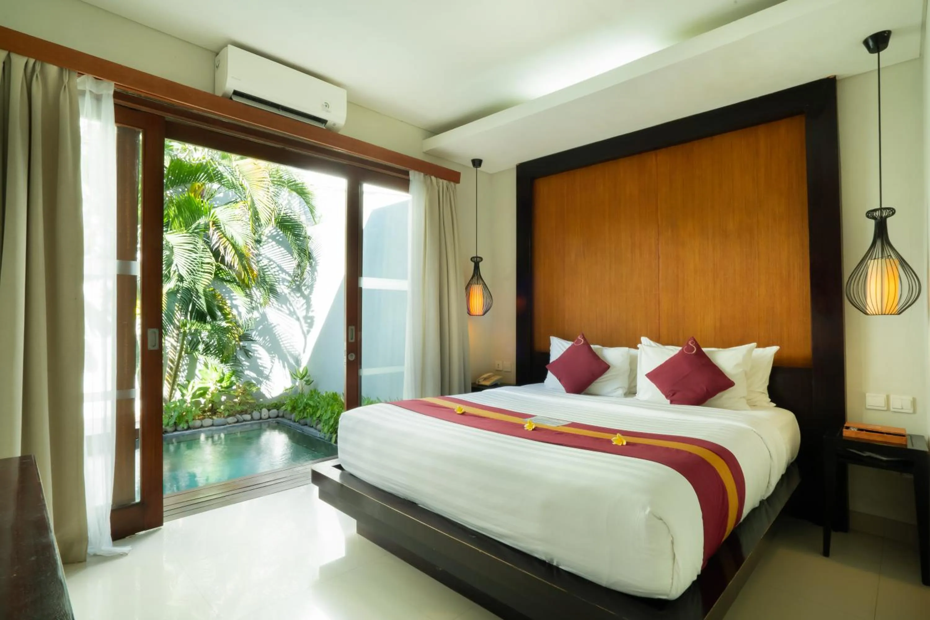 Bedroom, Bed in Samaja Villas Seminyak