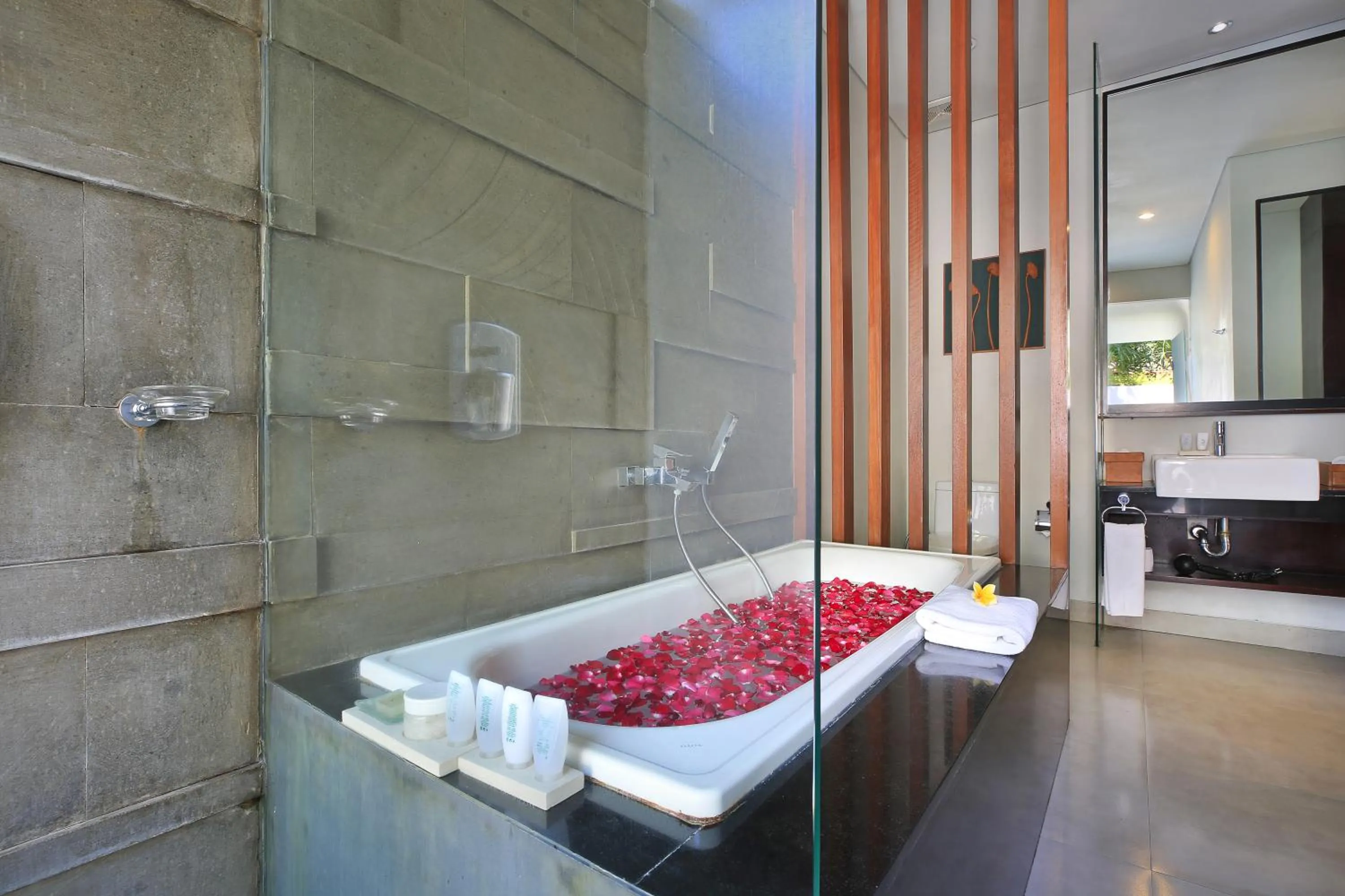 Bathroom in Samaja Villas Seminyak