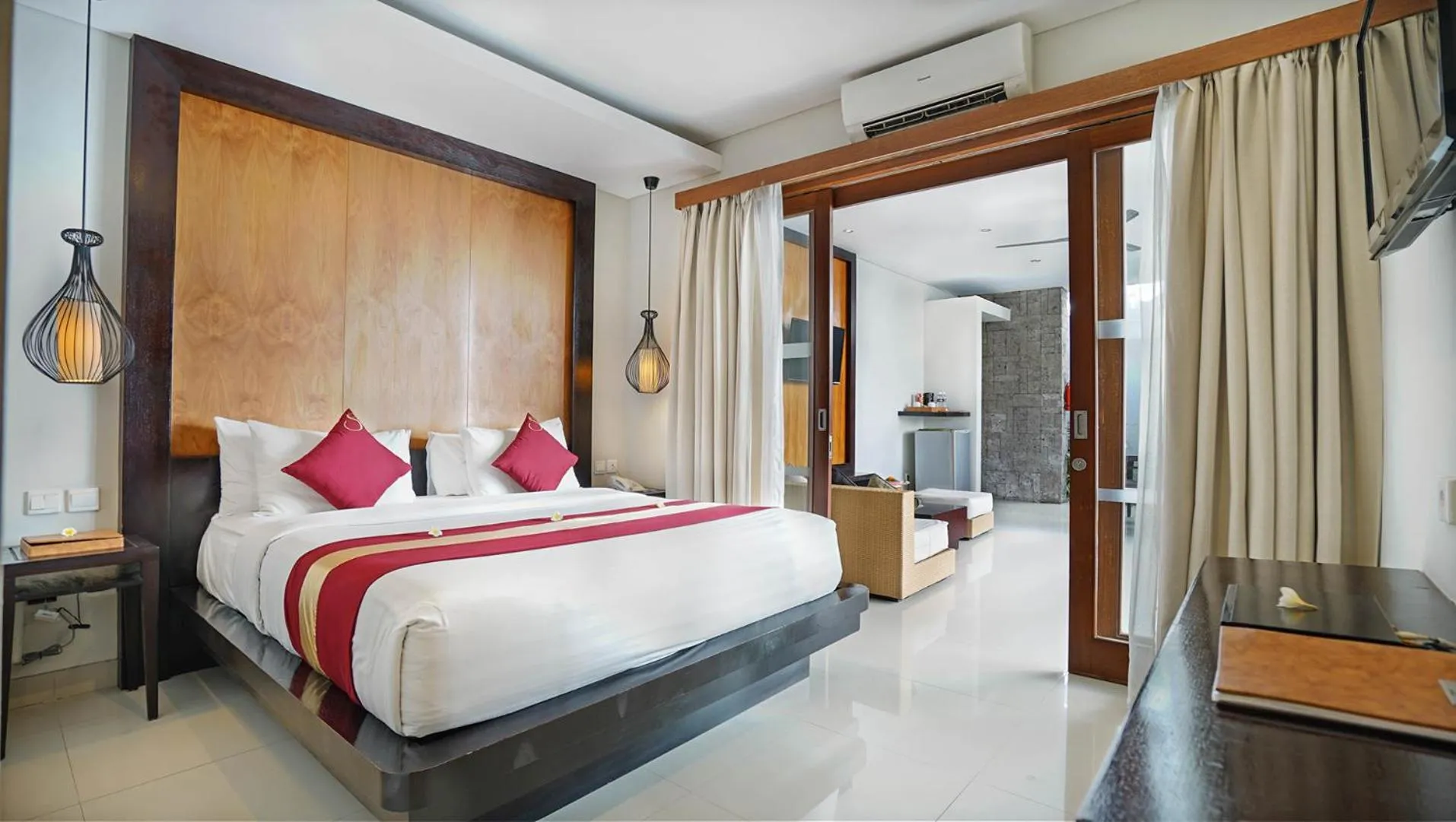 Bedroom, Bed in Samaja Villas Seminyak