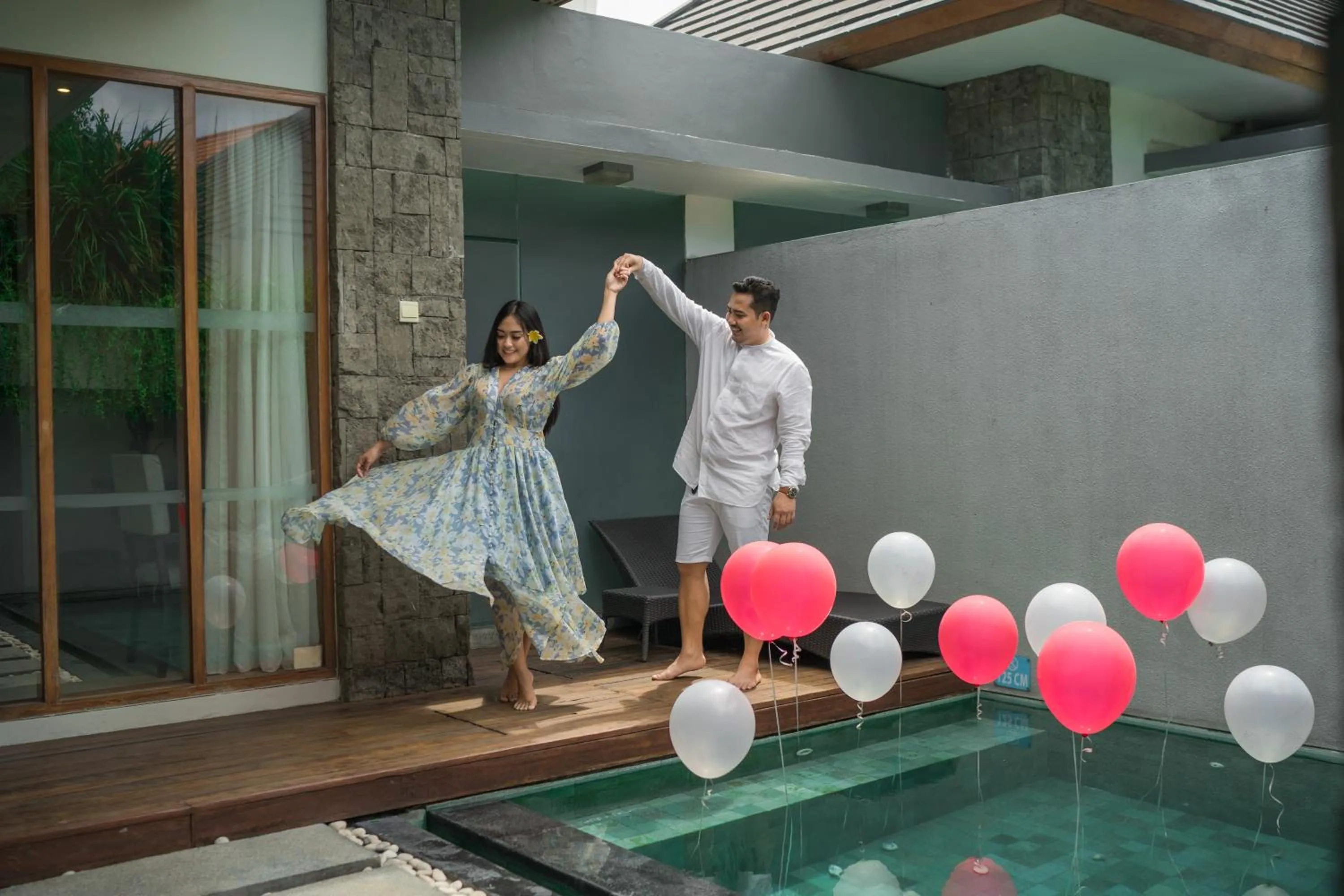 Swimming pool in Samaja Villas Seminyak