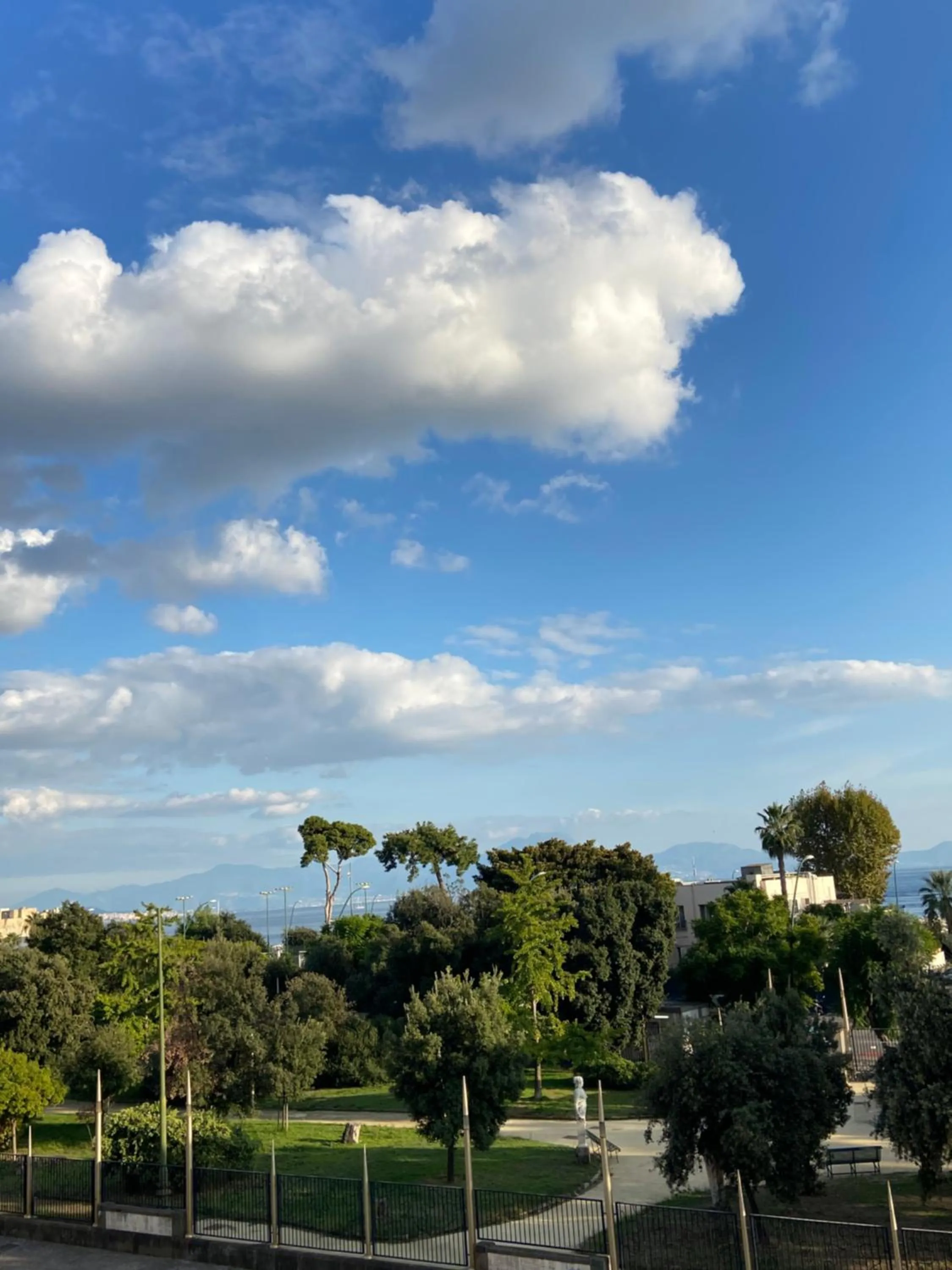 Garden view in B&B Riviera