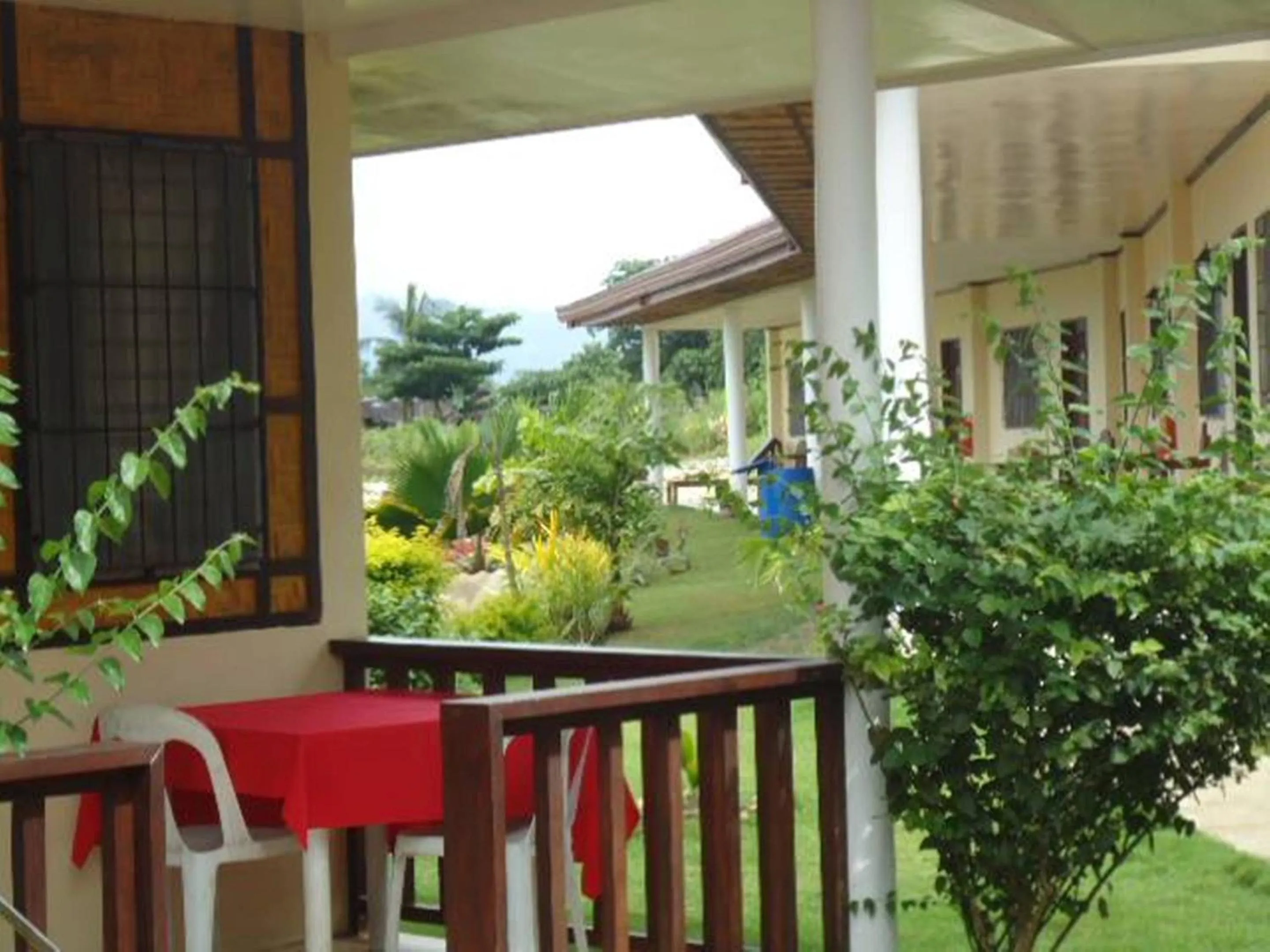Patio in Bonita Oasis Beach Resort