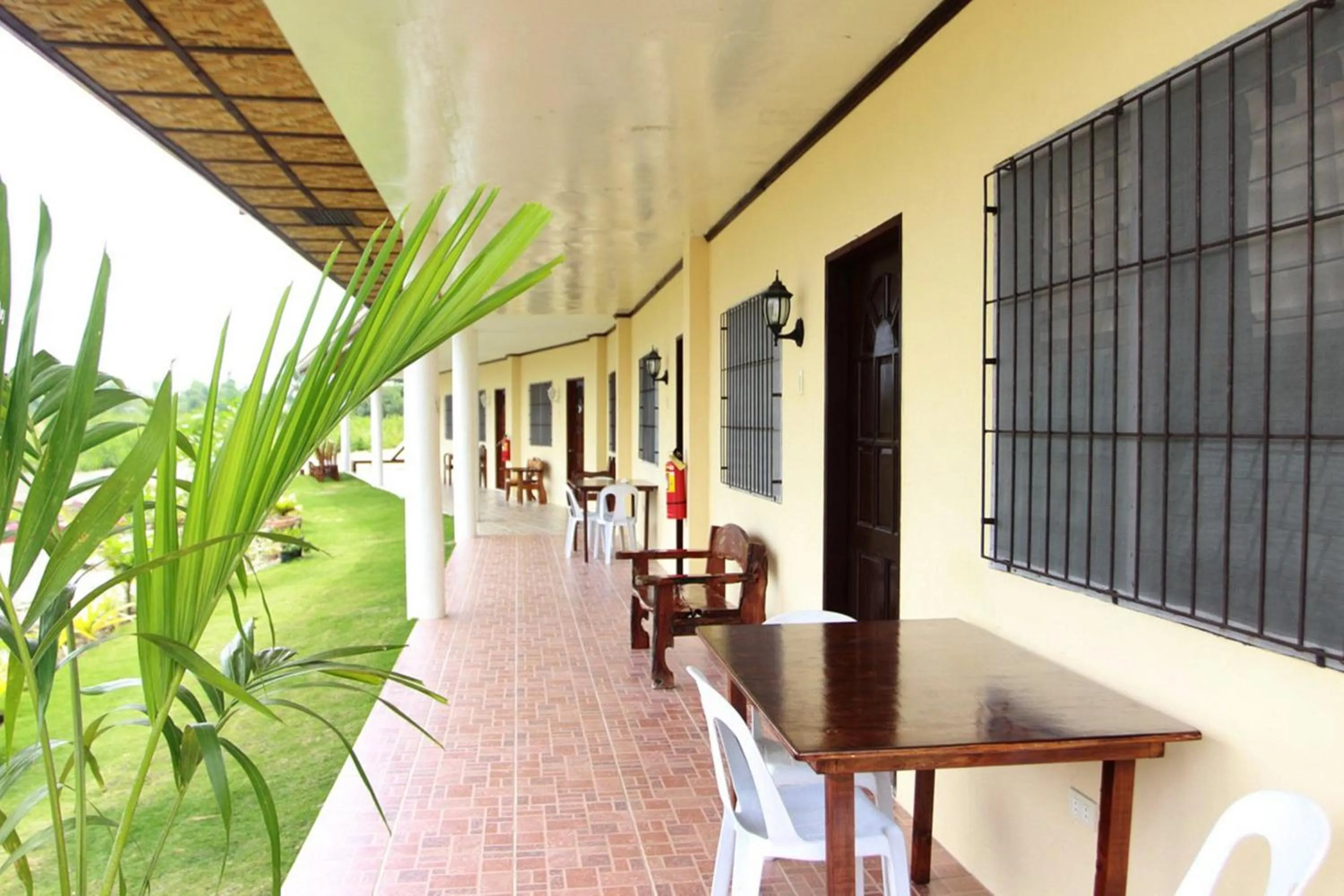 Patio in Bonita Oasis Beach Resort