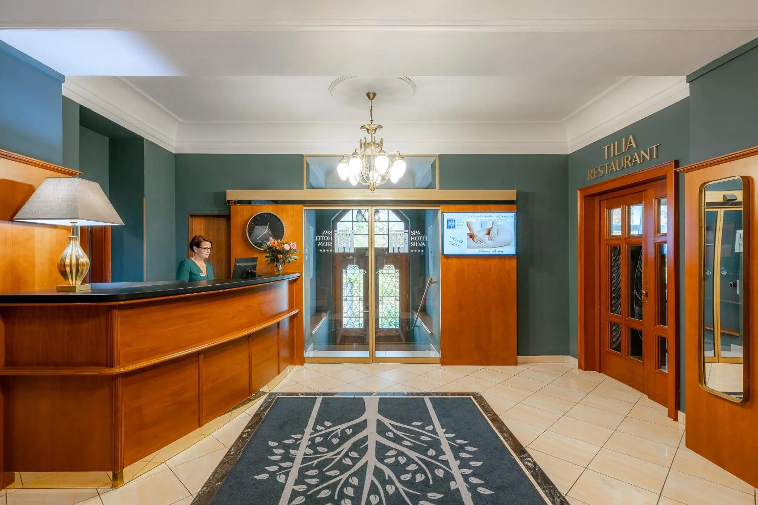 Lobby or reception in Spa & Wellness Hotel Silva