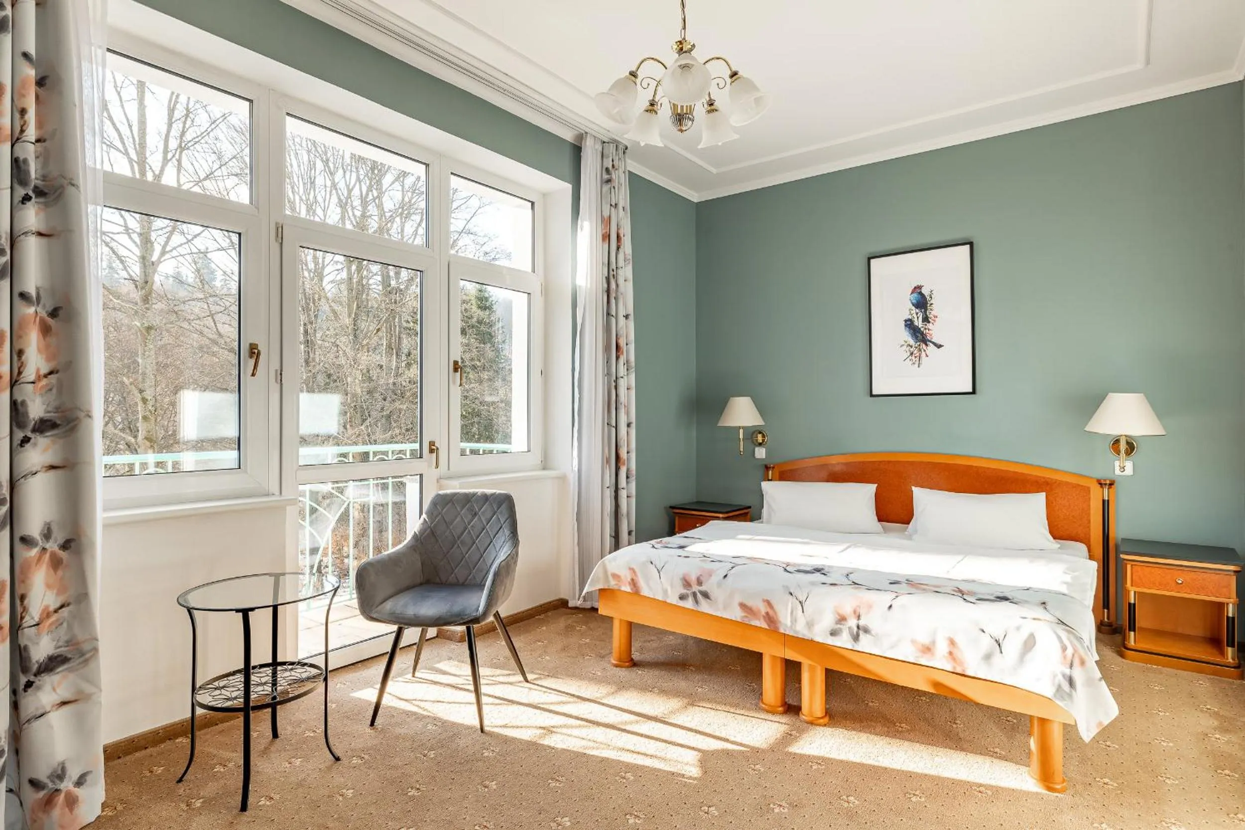 Bed in Spa & Wellness Hotel Silva