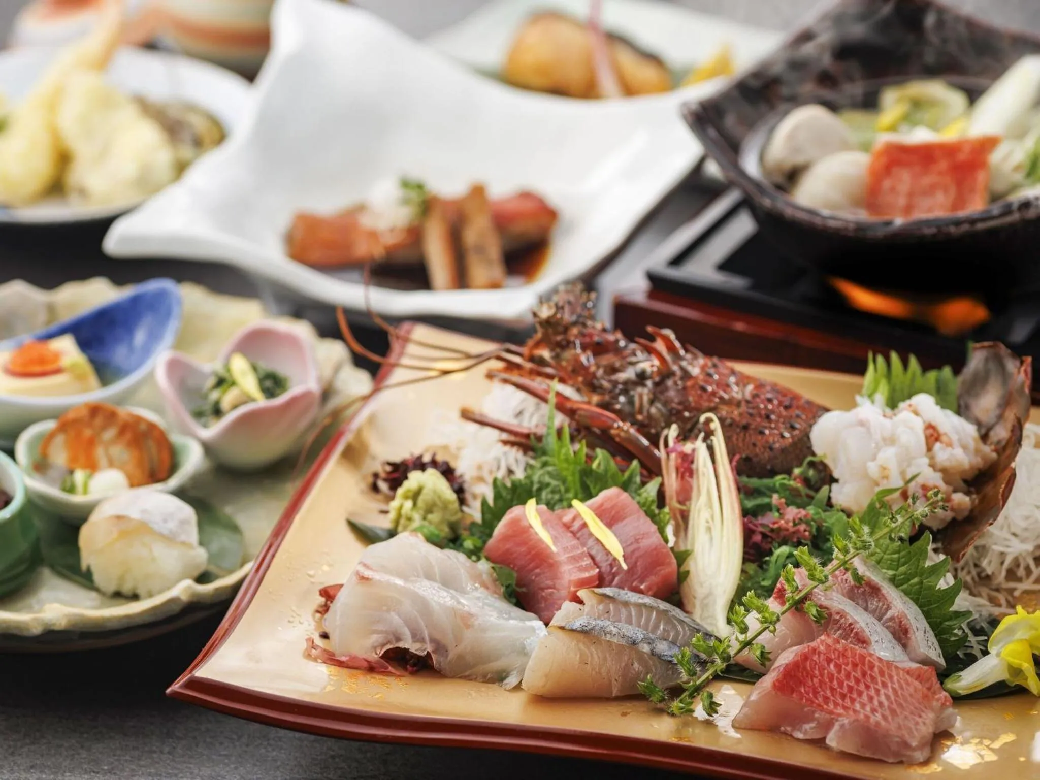 Dinner in Izu-Kogen Wan Wan Paradise Hotel & Cottage