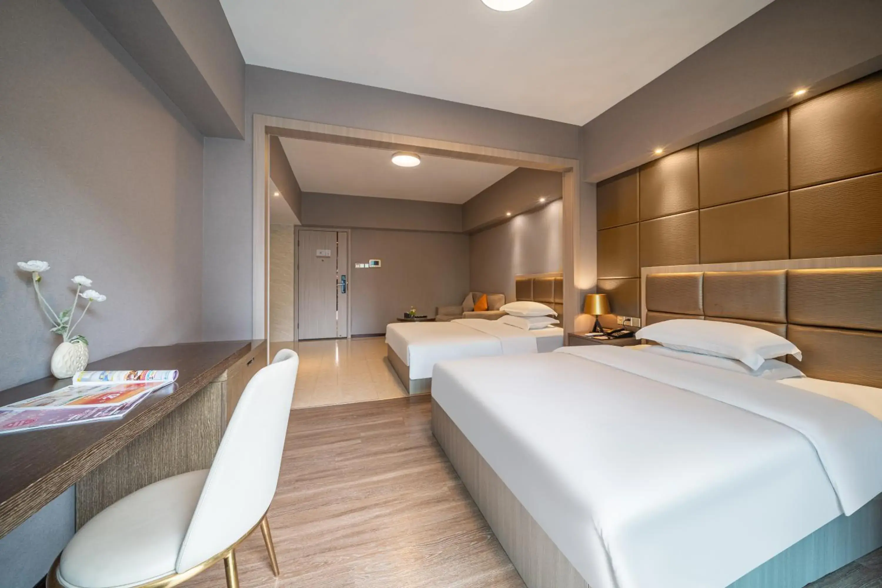 Deluxe Twin Room in Foshan Poltton International Serviced Apartment-Canton fair free shuttle bus Deluxe Twin Room in Foshan Poltton International Serviced Apartment-Canton fair free shuttle bus