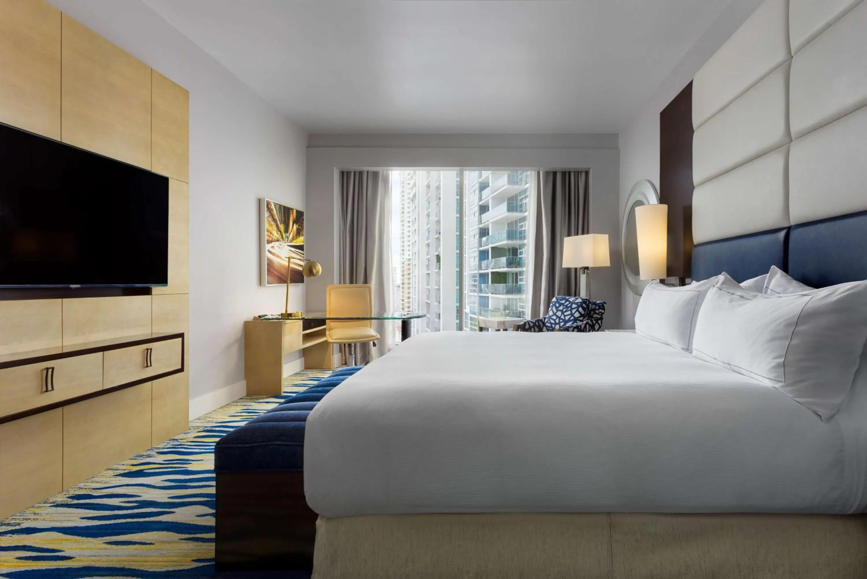 Bed in Hilton Panama