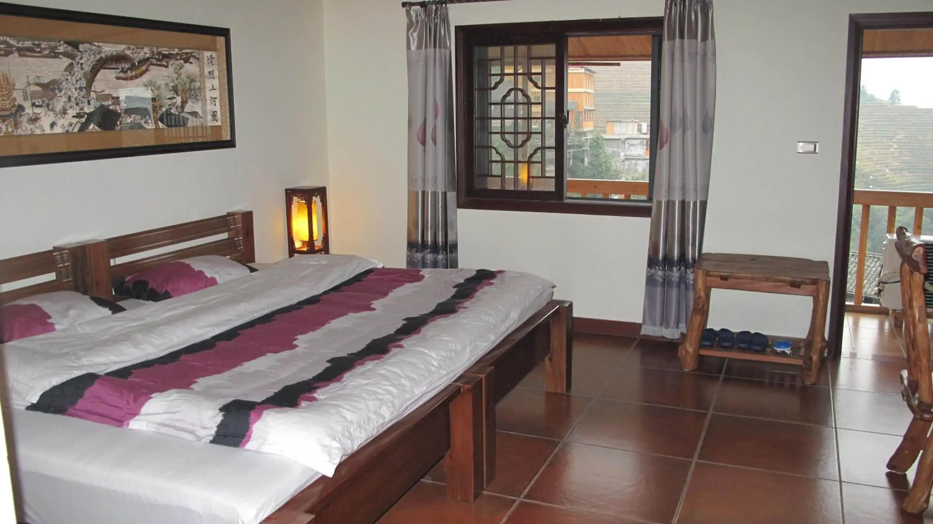 Standard Balcony Twin Room in Longji Holiday Hotel Standard Balcony Twin Room in Longji Holiday Hotel