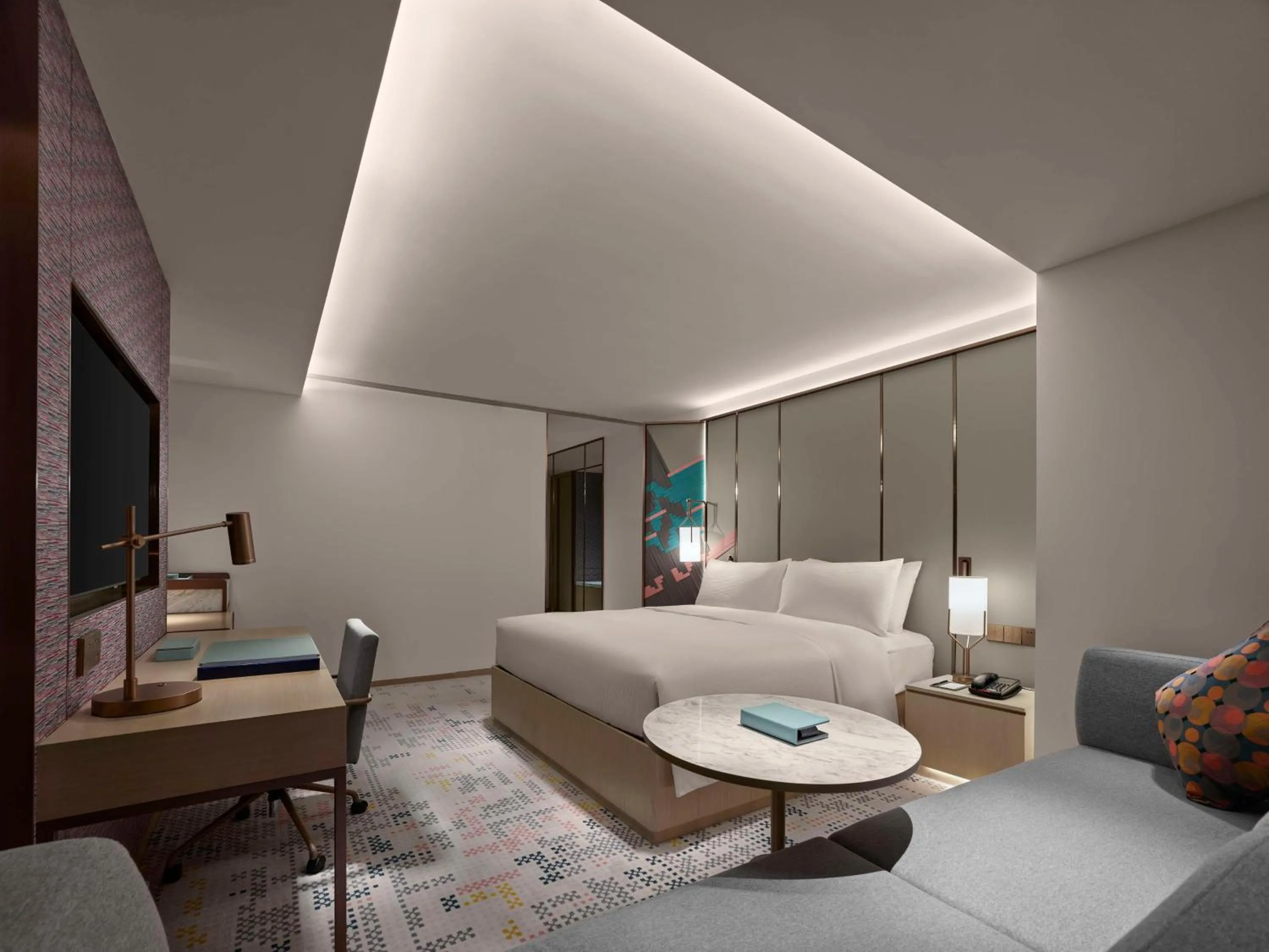 Bed in Doubletree By Hilton Nanning Wuxiang