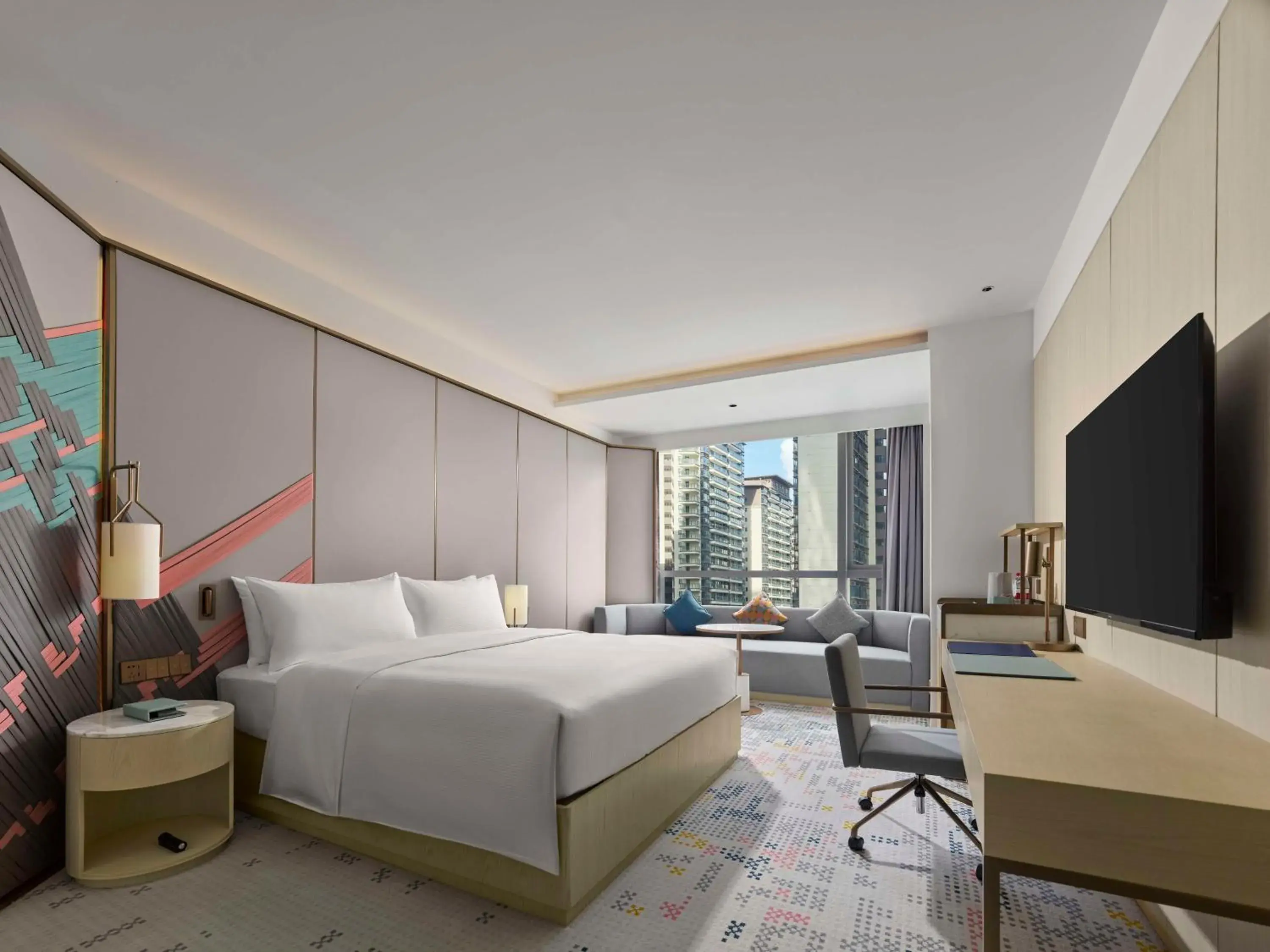 Superior King Room in Doubletree By Hilton Nanning Wuxiang Superior King Room in Doubletree By Hilton Nanning Wuxiang