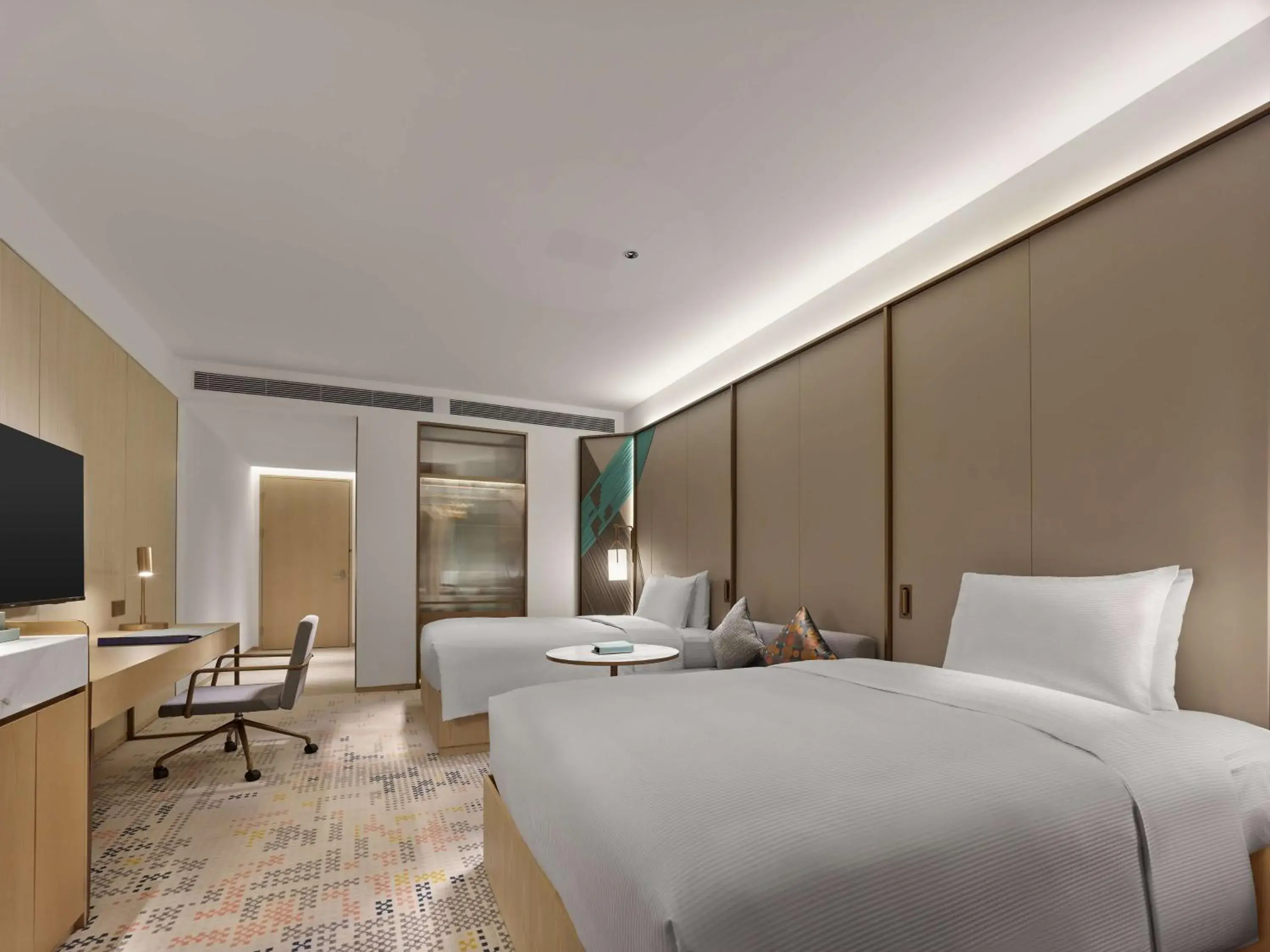 Superior Twin Room in Doubletree By Hilton Nanning Wuxiang Superior Twin Room in Doubletree By Hilton Nanning Wuxiang