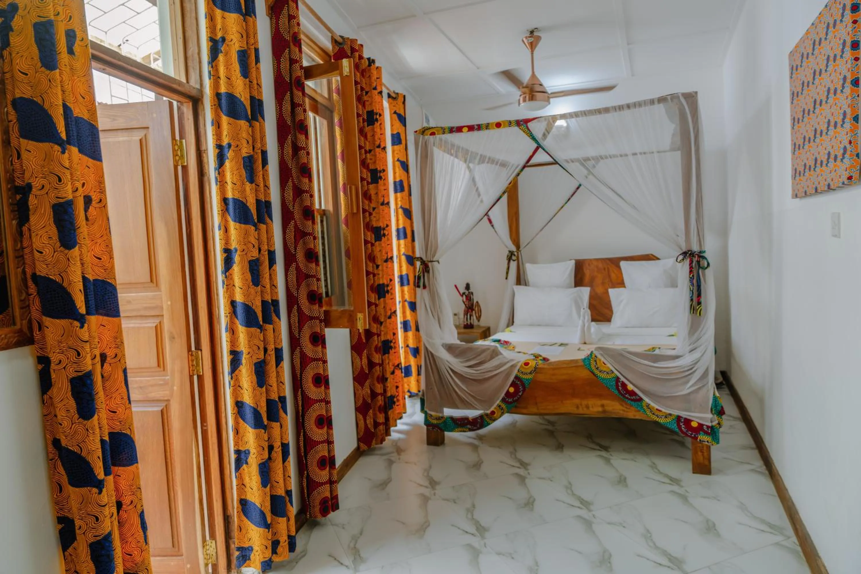 Bedroom, Bed in Shoki Shoki Hotel Stone Town