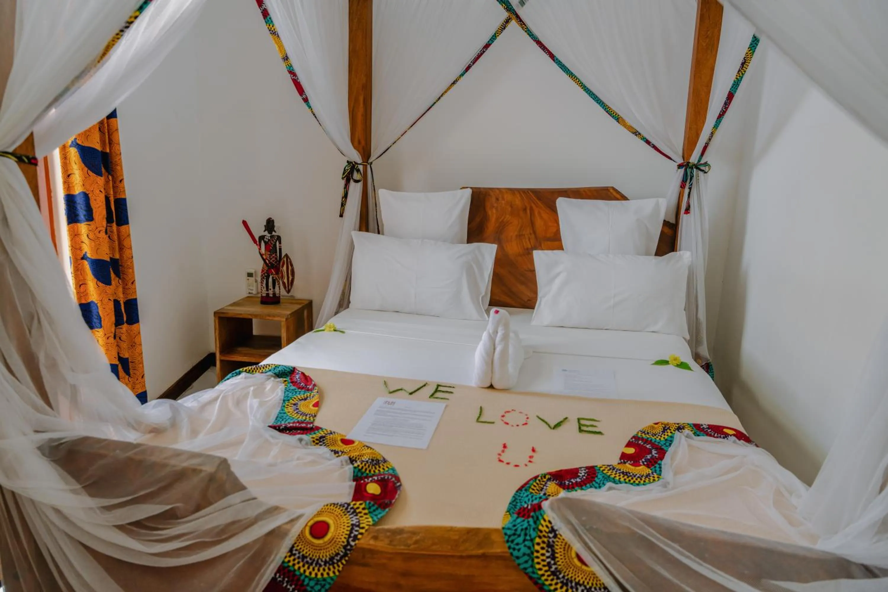 Bed in Shoki Shoki Hotel Stone Town