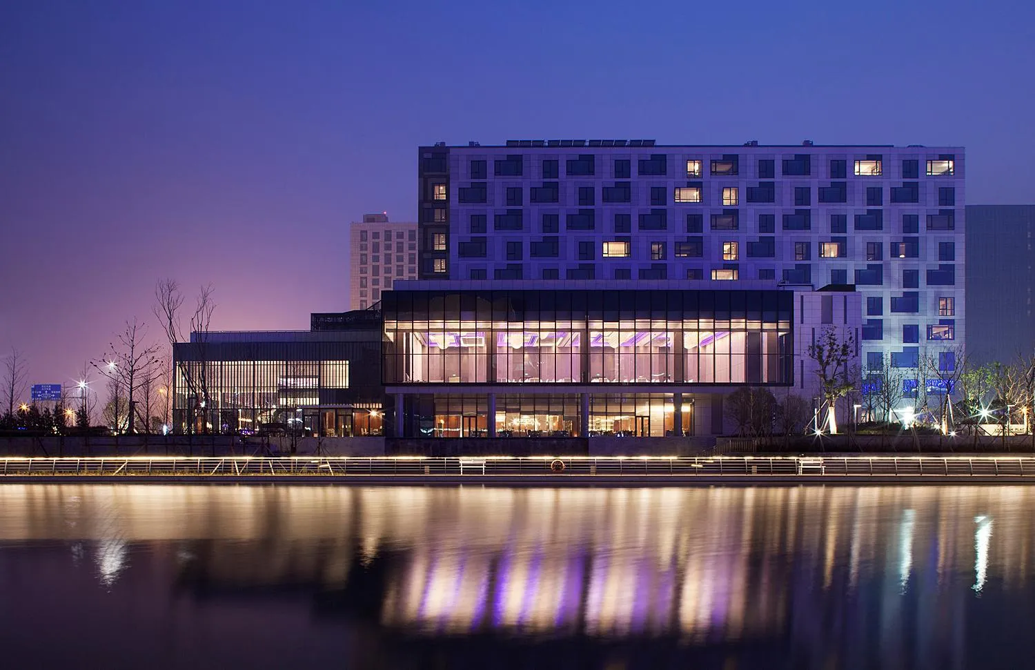 Property building in Langham Place, Ningbo Culture Plaza