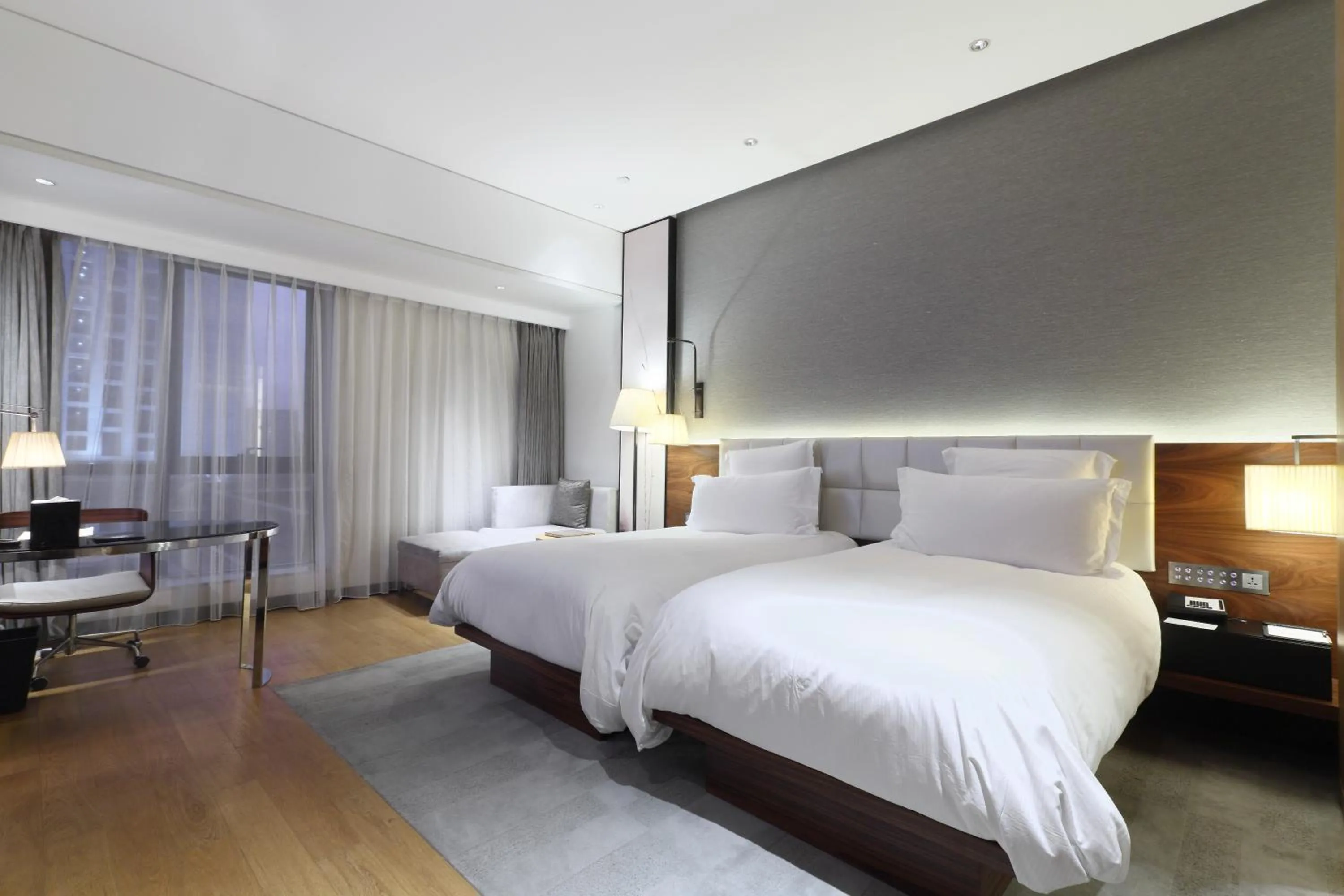 Bed in Langham Place, Ningbo Culture Plaza