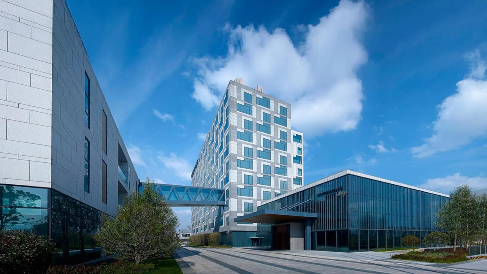 Property building in Langham Place, Ningbo Culture Plaza