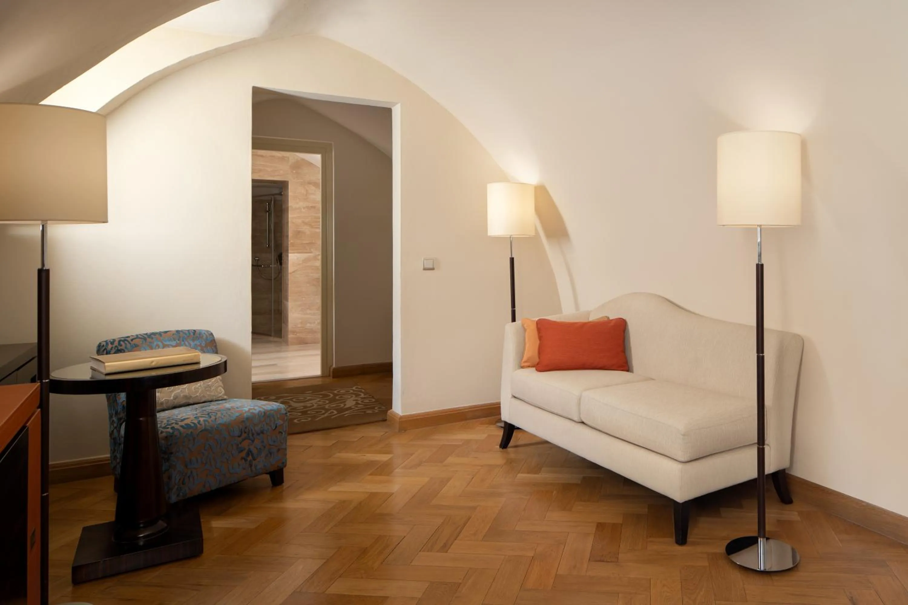 Living room in Mandarin Oriental, Prague