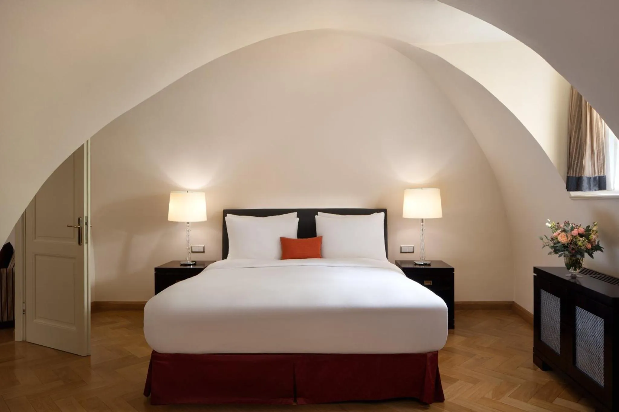 Photo of the whole room, Bed in Mandarin Oriental, Prague