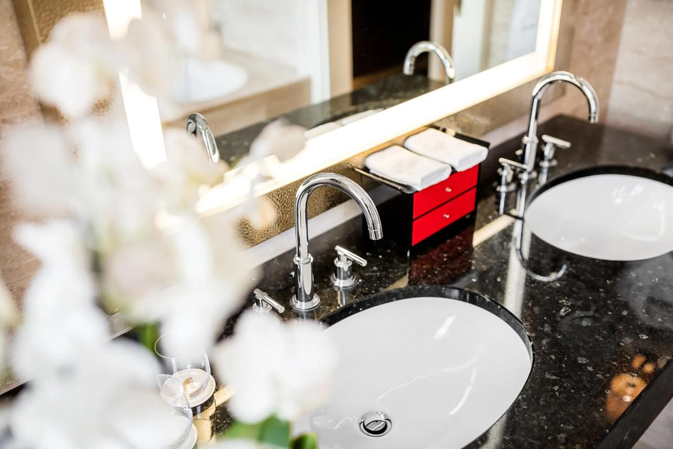 Bathroom in Mandarin Oriental, Prague