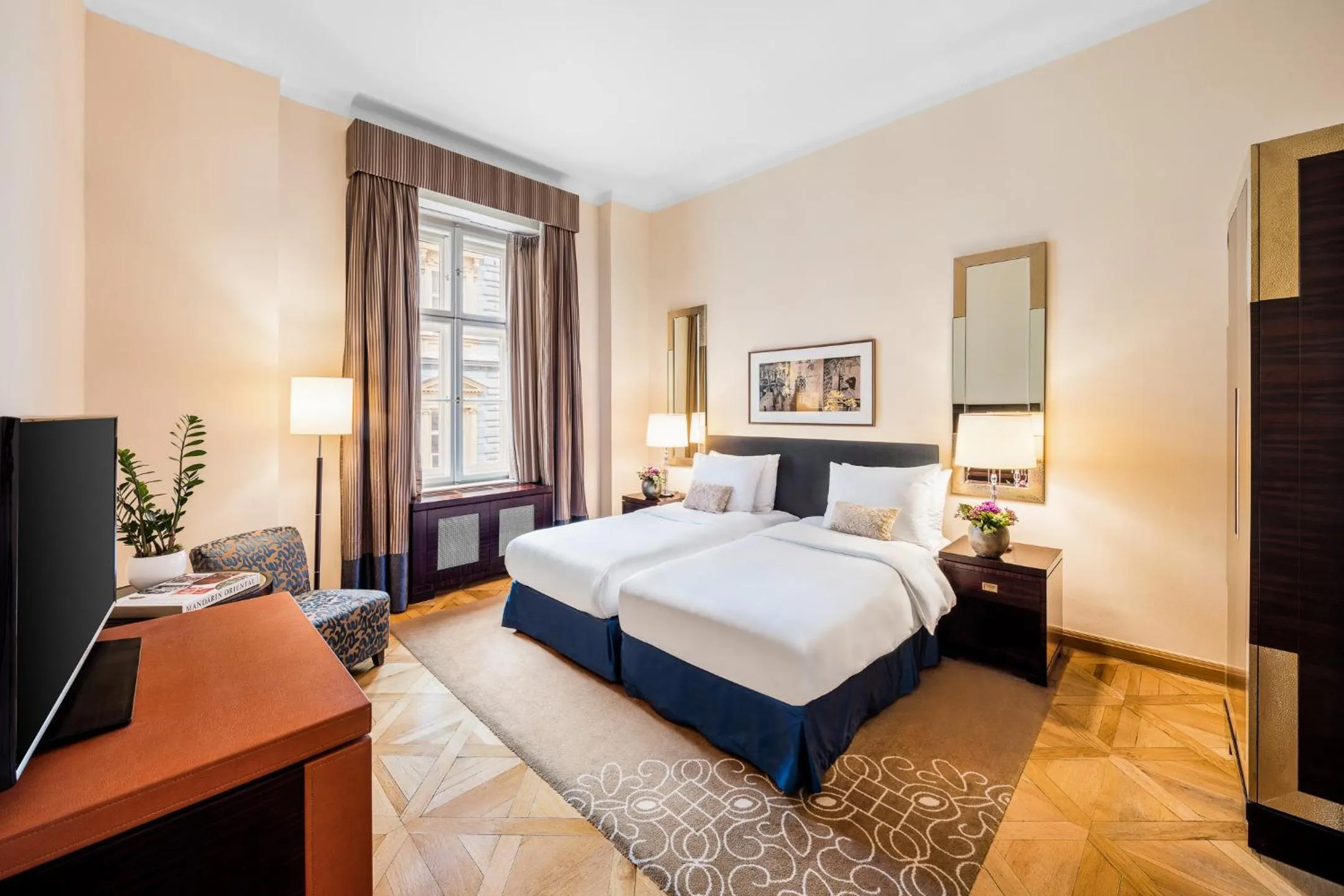 Bed in Mandarin Oriental, Prague