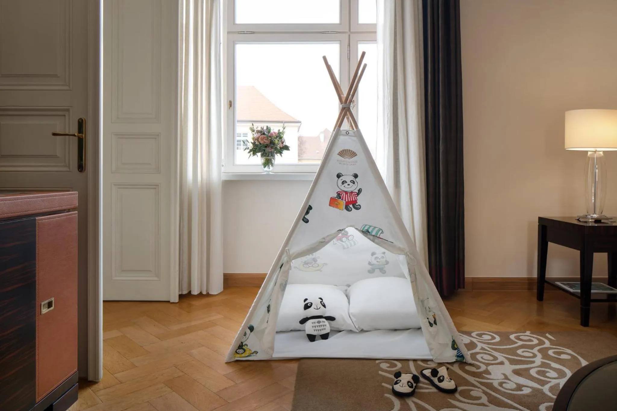 Photo of the whole room, Bed in Mandarin Oriental, Prague