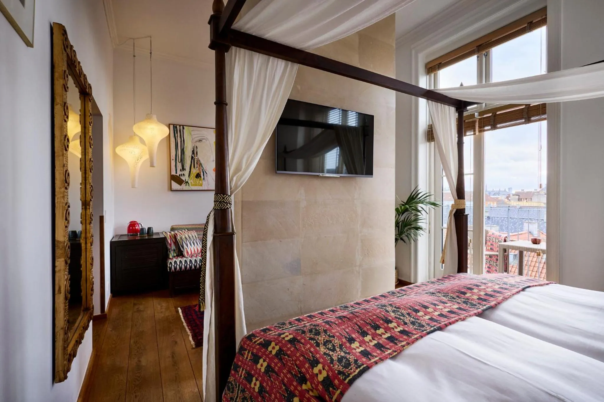 Bedroom, Bed in Babette Guldsmeden