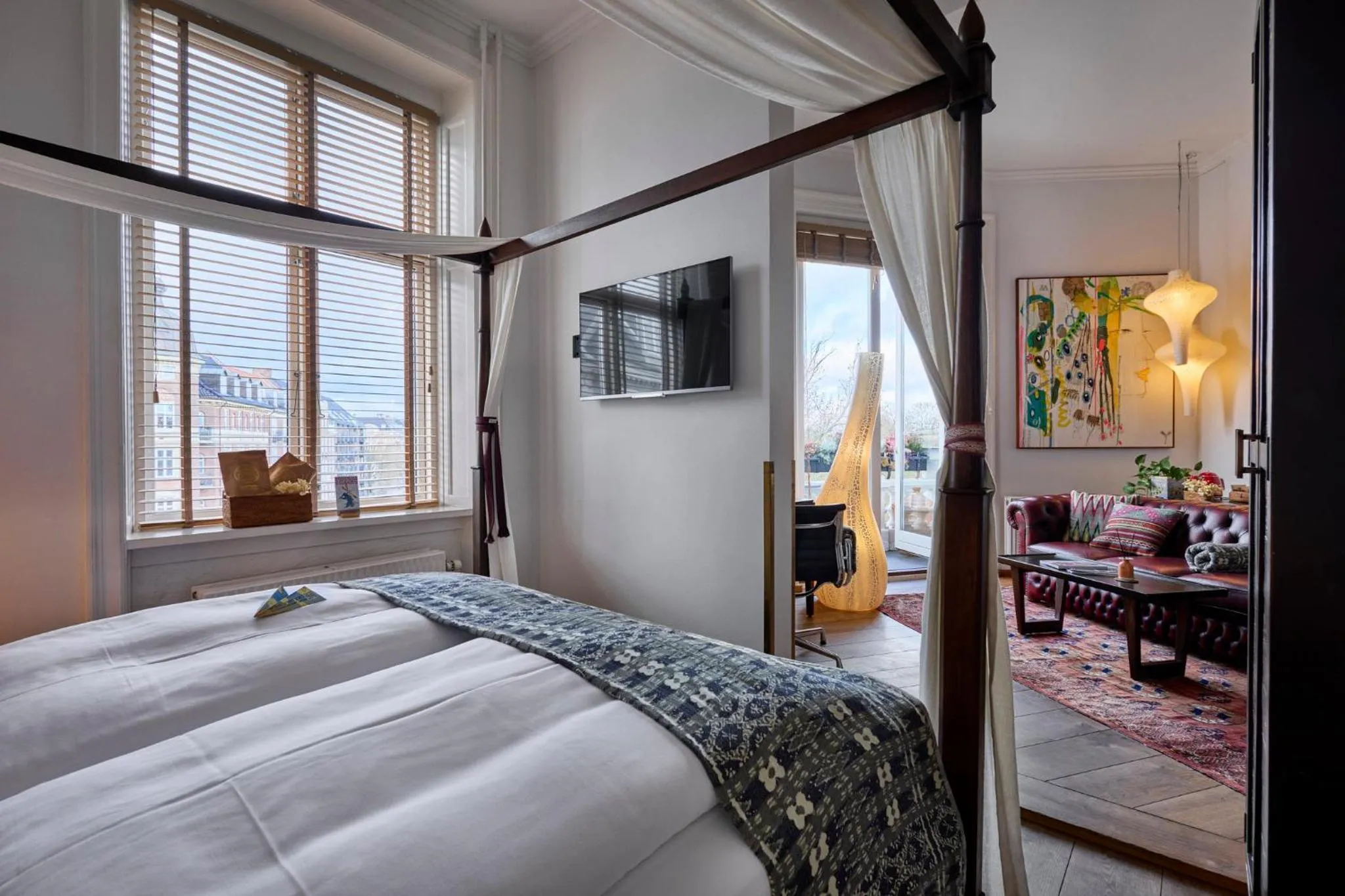 Bedroom, Bed in Babette Guldsmeden