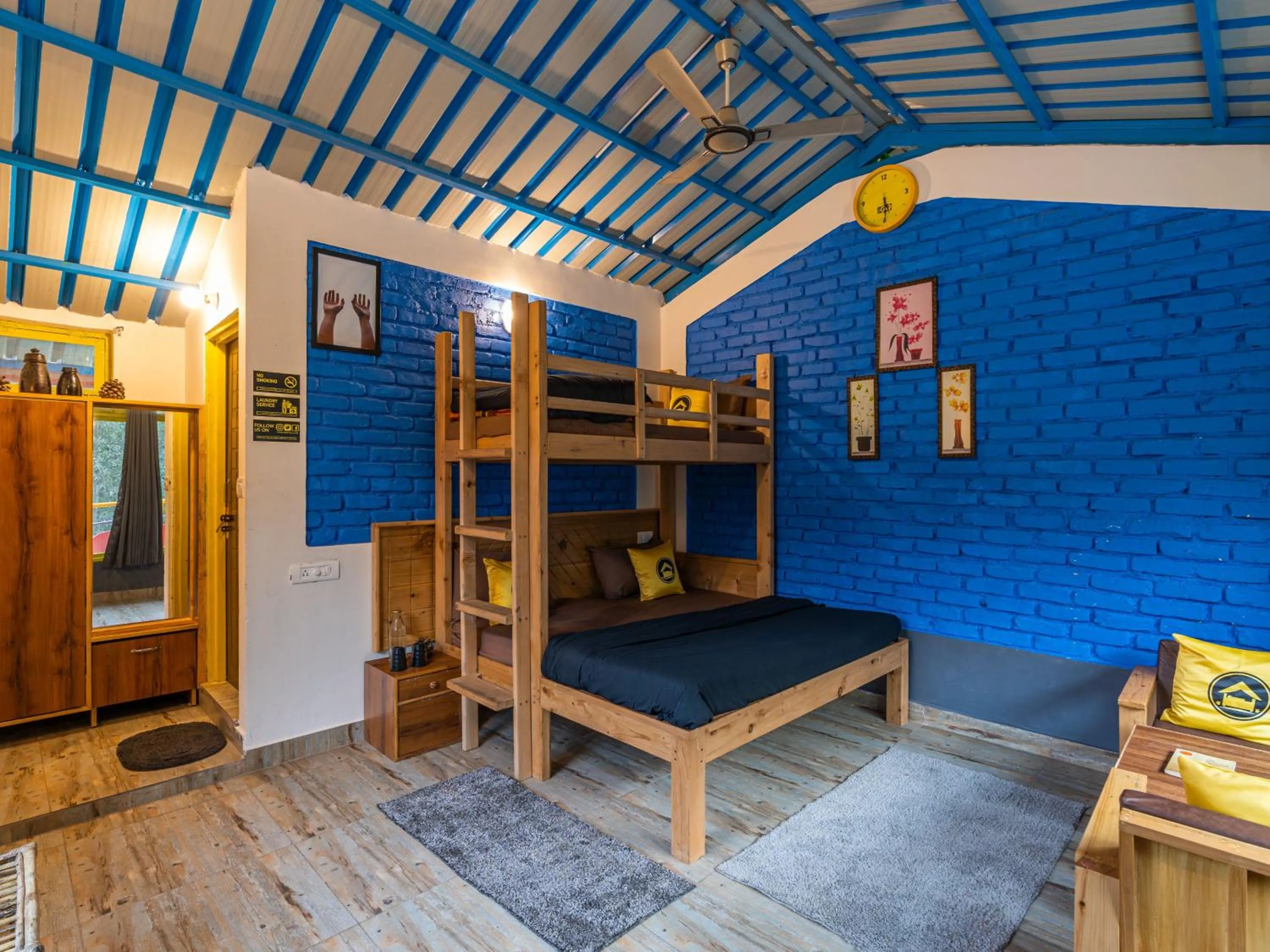 Bed in The Hosteller Mussoorie By the Streamside, Kempty