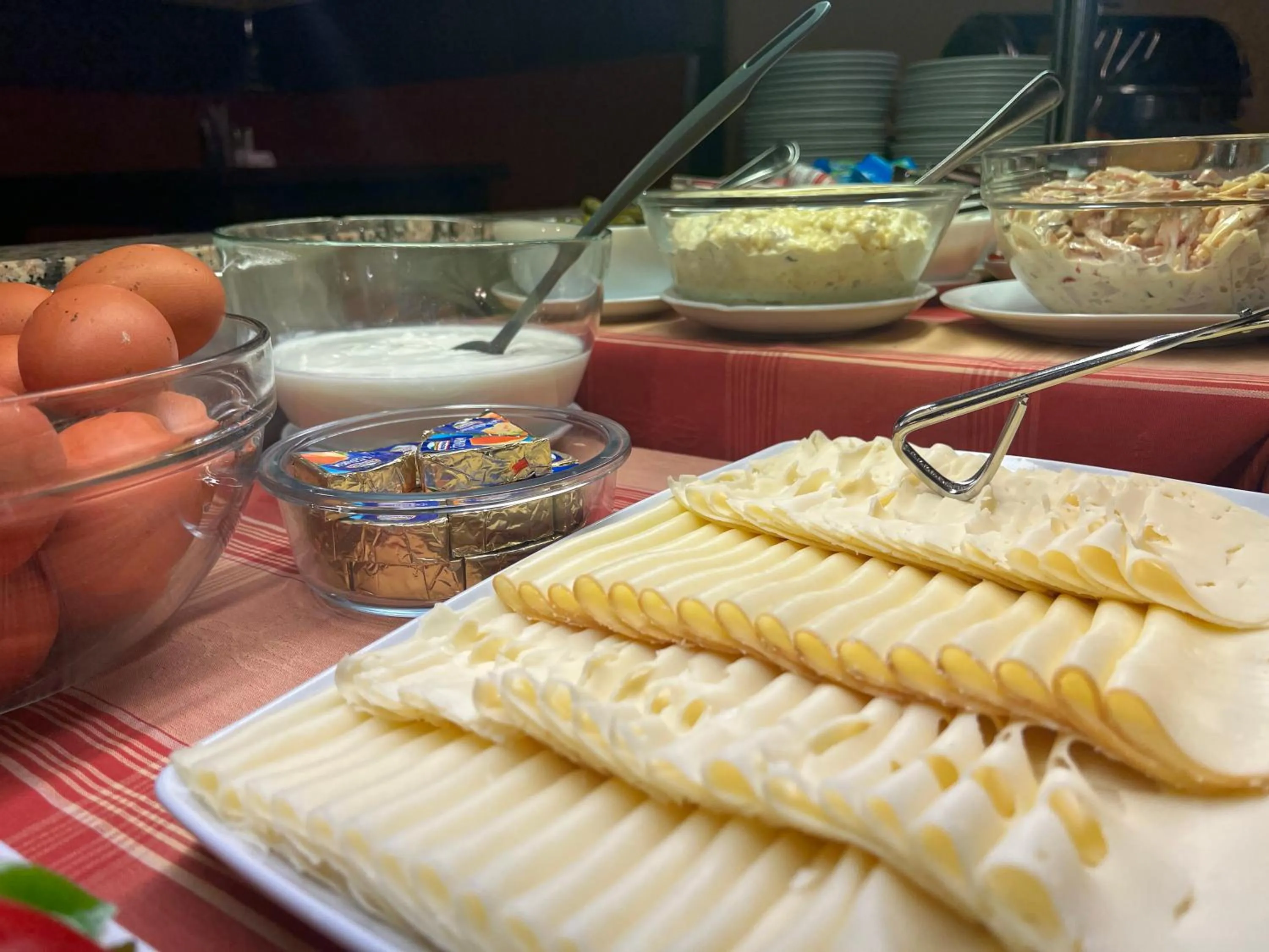 Buffet breakfast in Alpský Hotel