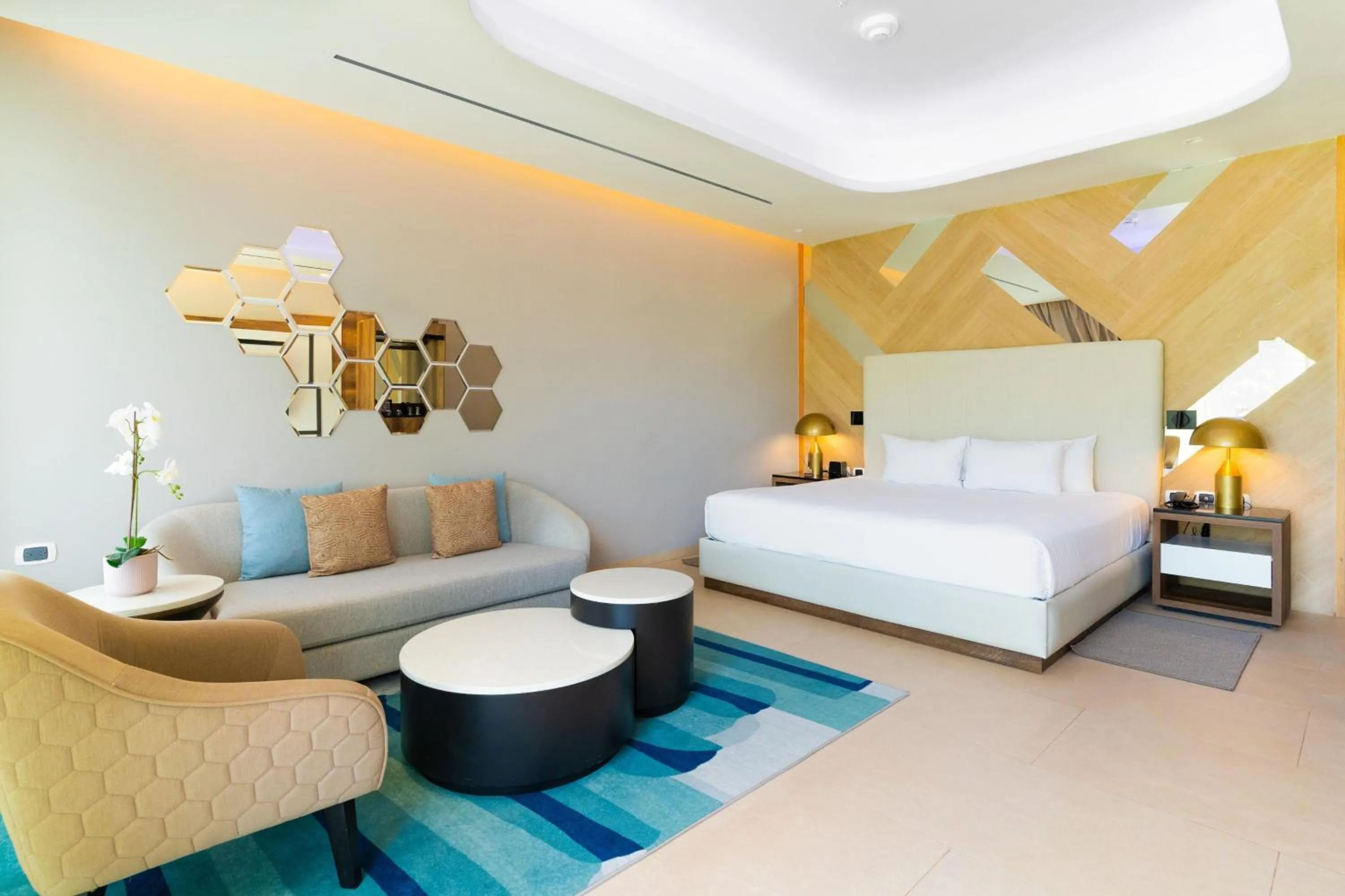 Photo of the whole room, Bed in Temptation Grand Miches Resort - All Inclusive - Couples Only