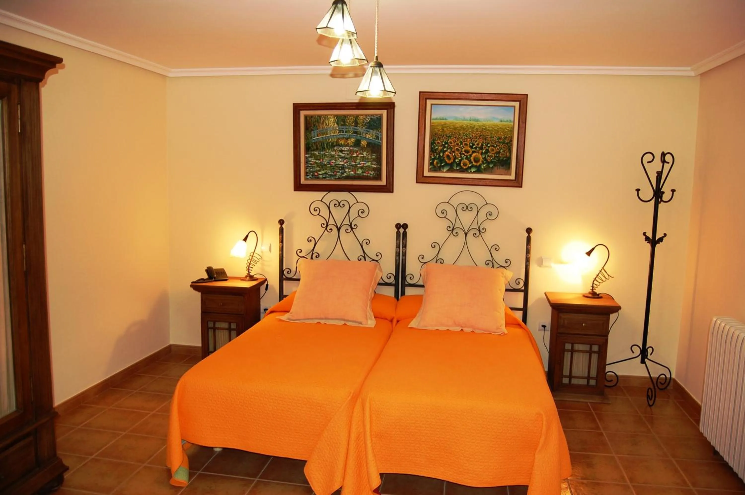 Bed in Hotel El Cortijo de Daimiel