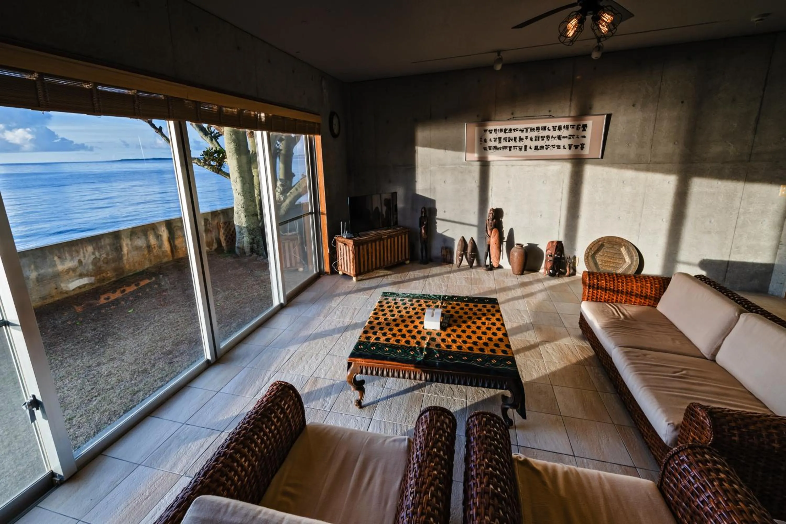 Living room in Pine House in Ginoza