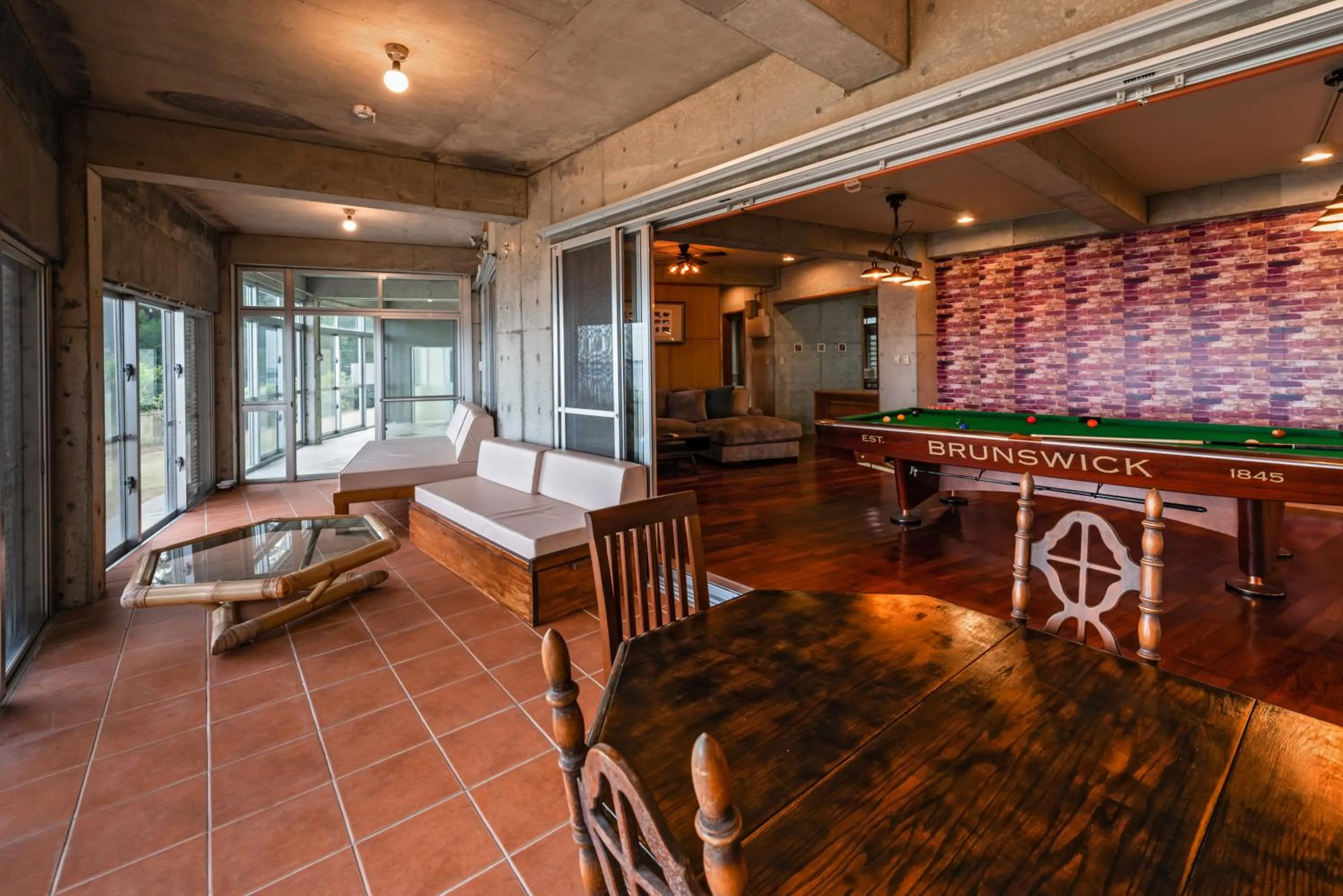 Living room in Pine House in Ginoza