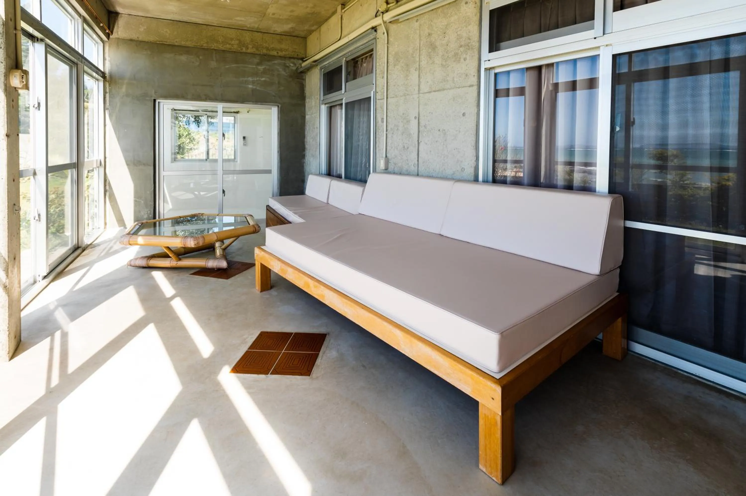Living room in Pine House in Ginoza