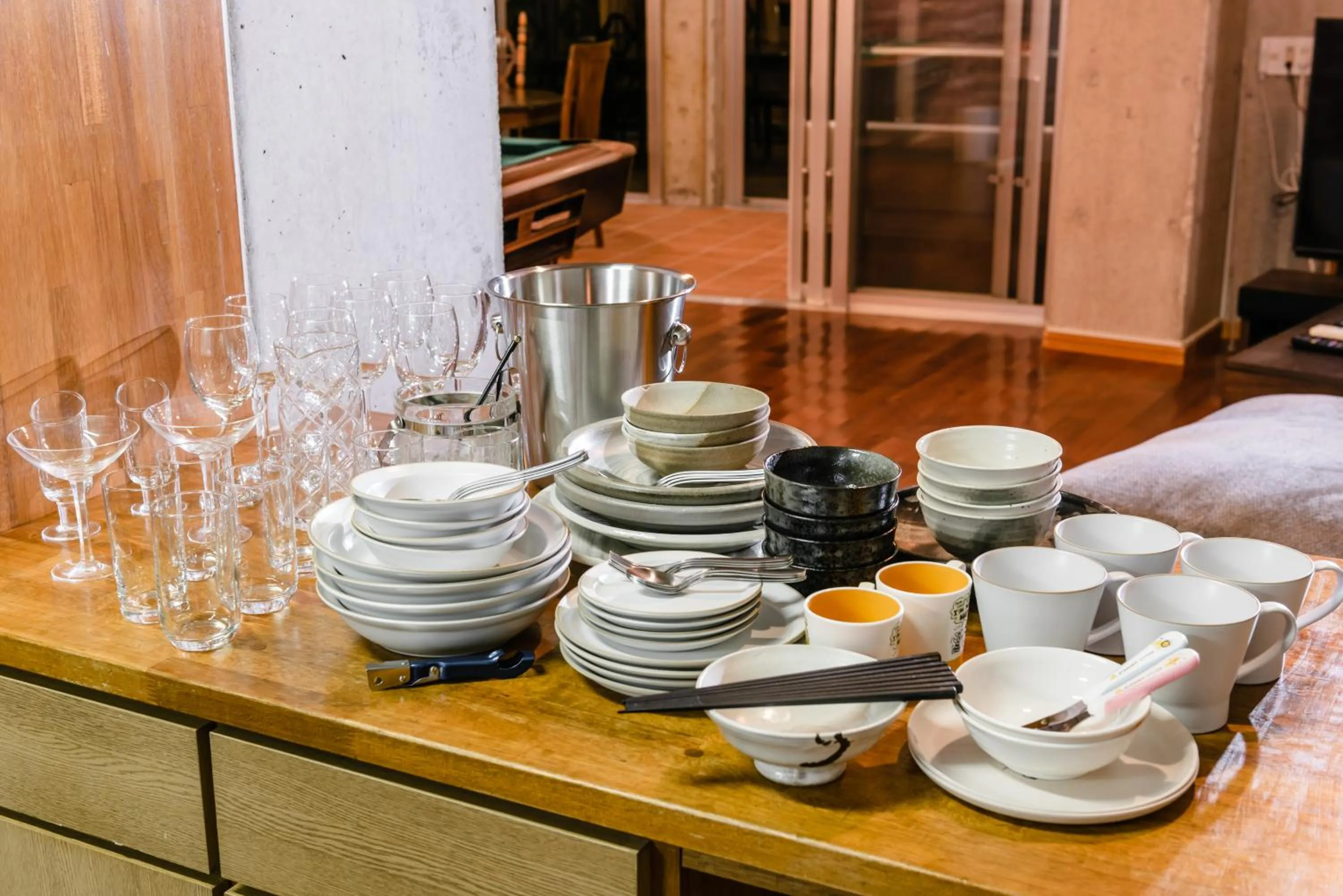 kitchen in Pine House in Ginoza