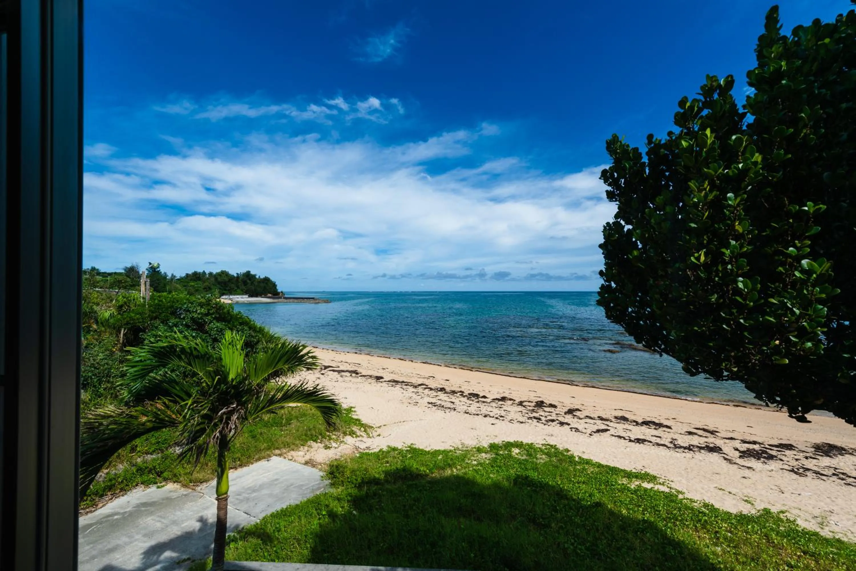 Beach in Pine House in Ginoza