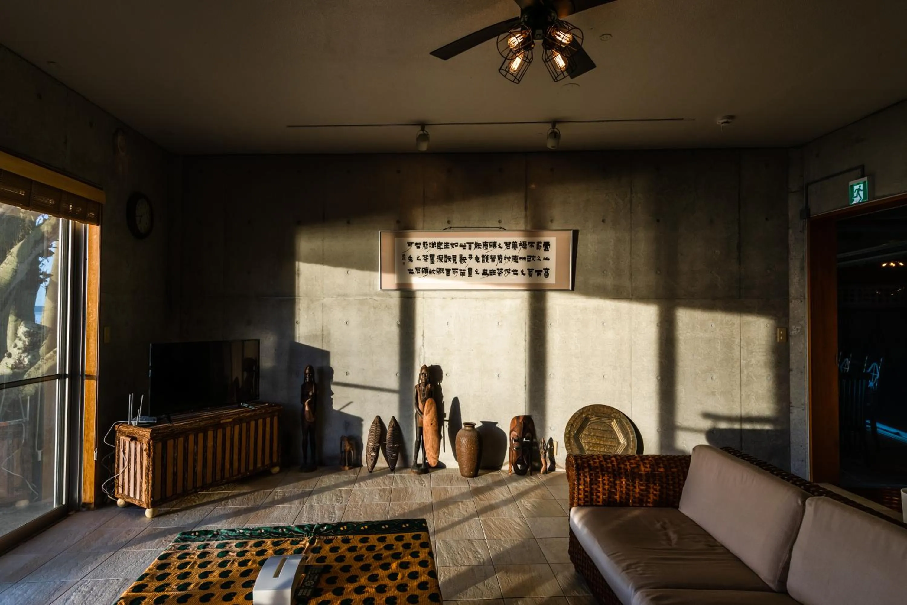 Living room in Pine House in Ginoza