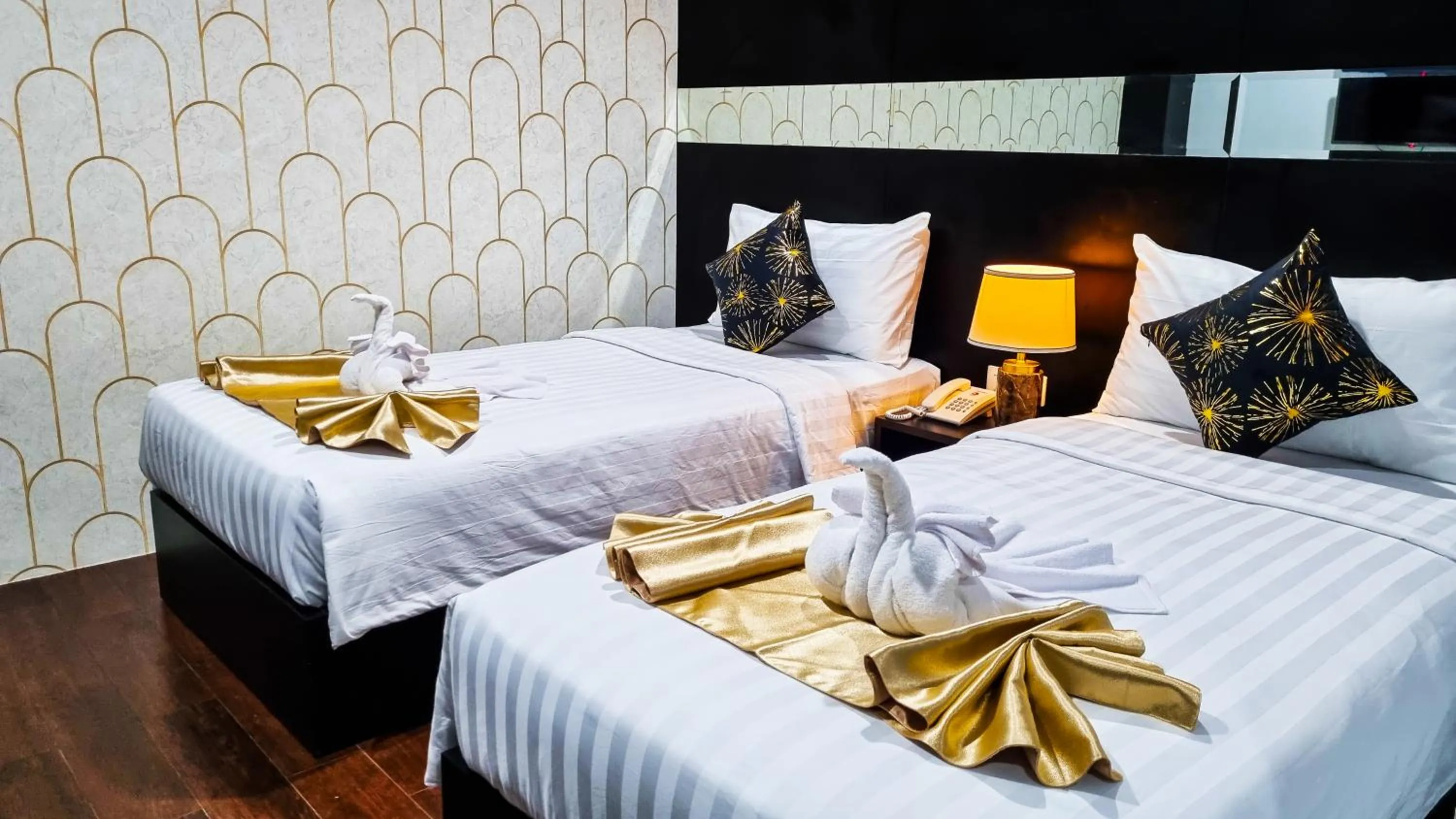 Bed in Hotel Rasamala